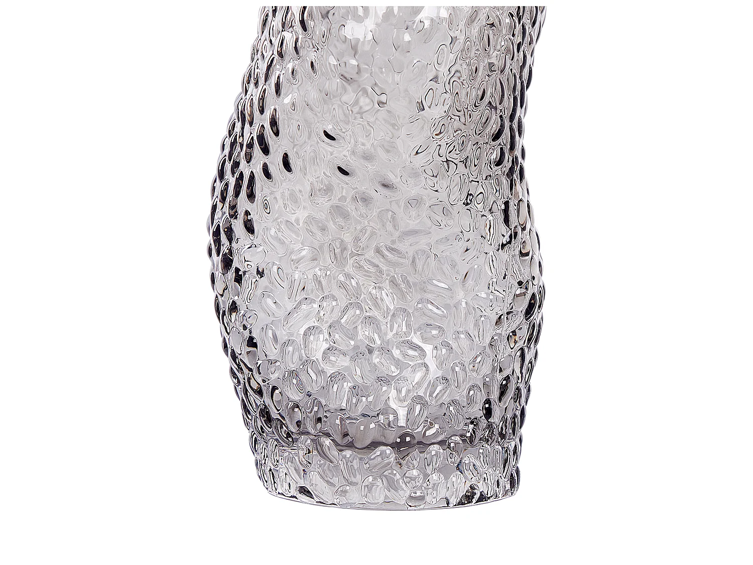 Vase à fleurs DYTIKO Verre 31 cm Gris