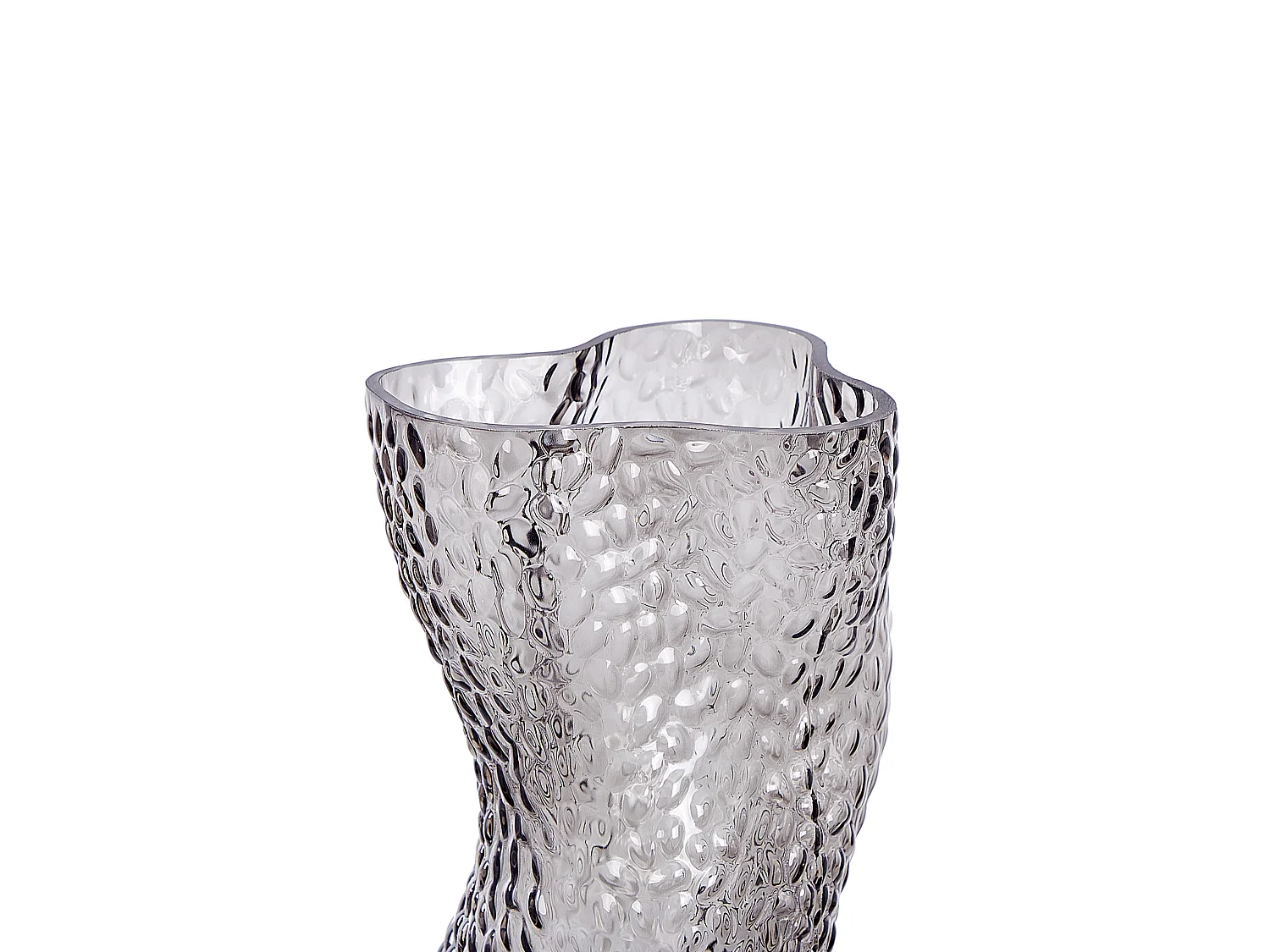 Vase à fleurs DYTIKO Verre 31 cm Gris