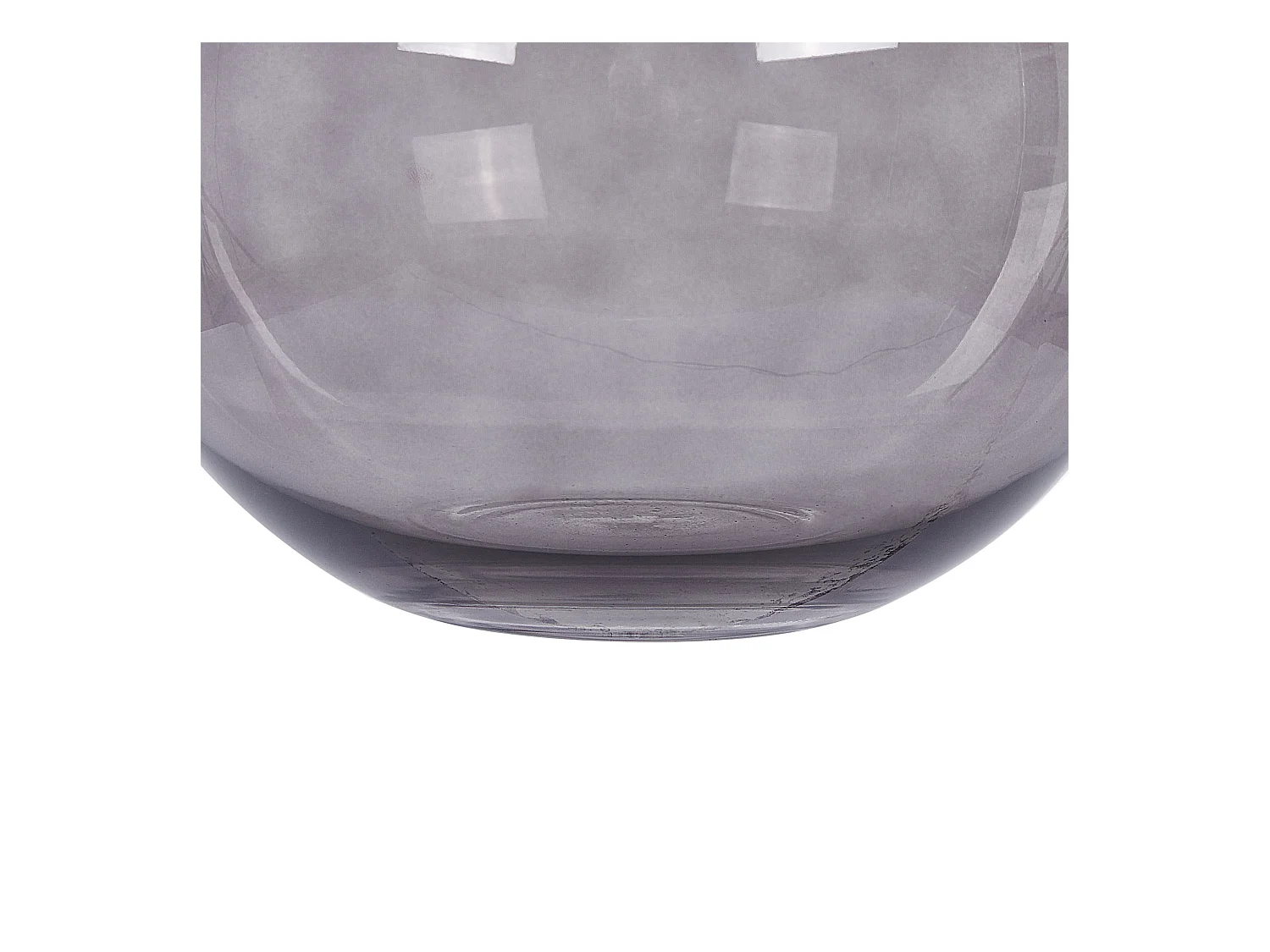 Jarrón para flores POLYDROSOS Vidrio 22 cm Gris