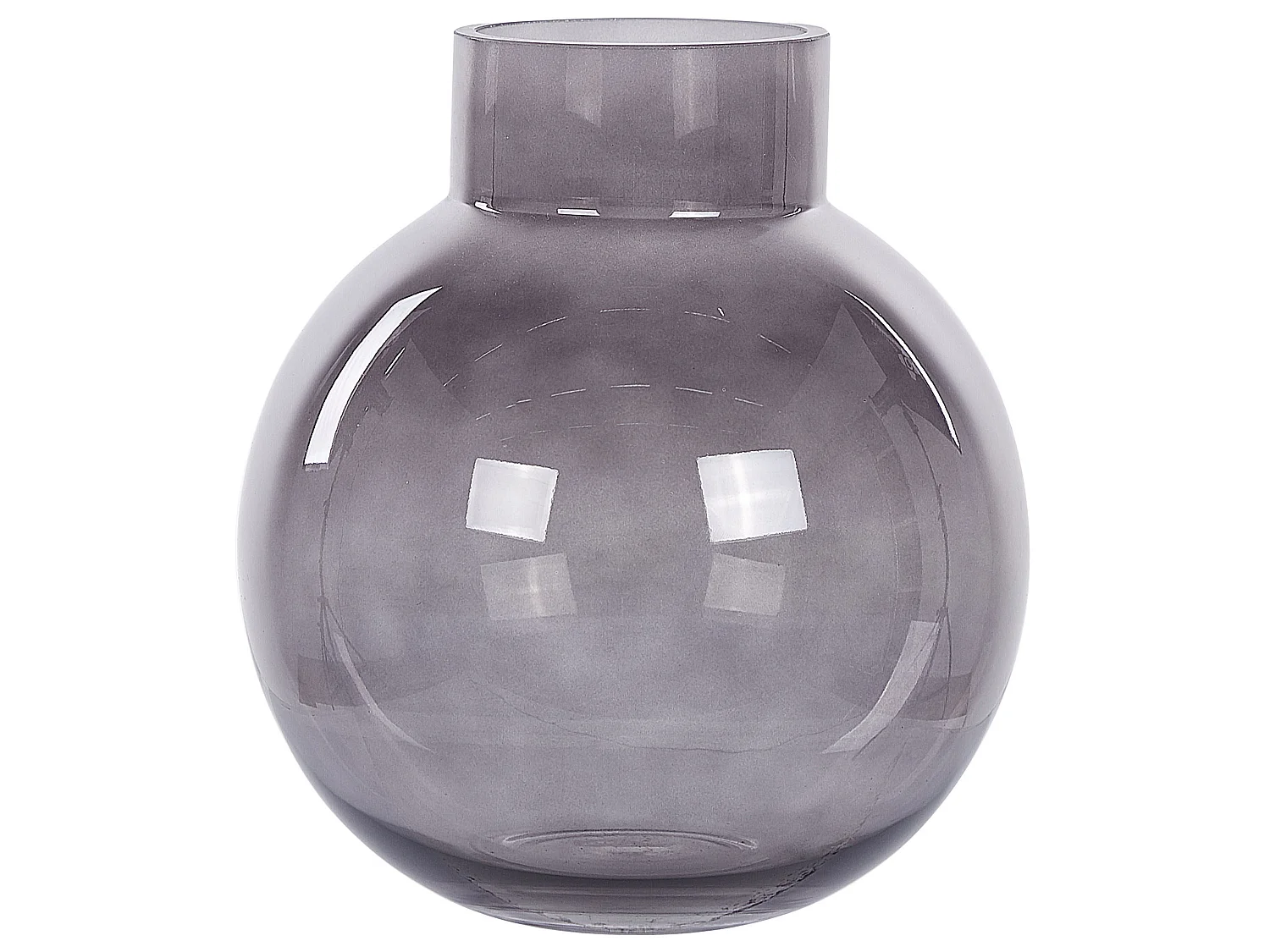 Vaso da fiori POLYDROSOS Vetro 22 cm Grigio