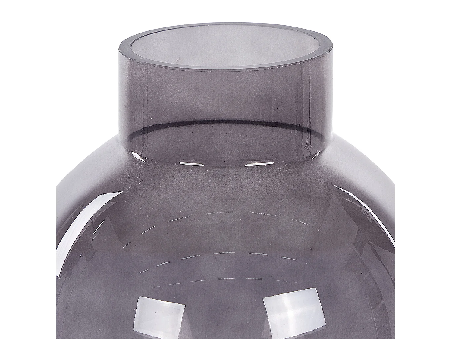 Vaso da fiori POLYDROSOS Vetro 22 cm Grigio