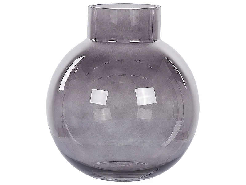 Bloemenvaas POLYDROSOS Glas 22 cm Grijs