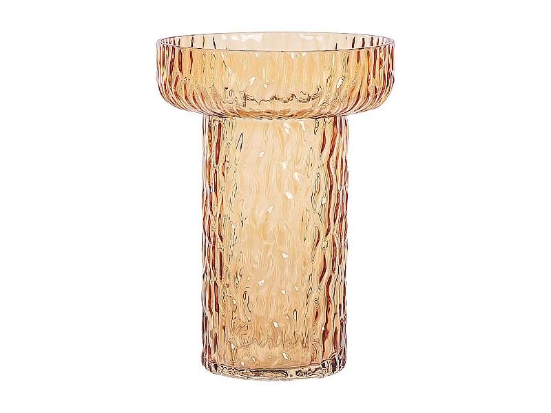 Blumenvase PLATANIA Glas 20 cm Orange