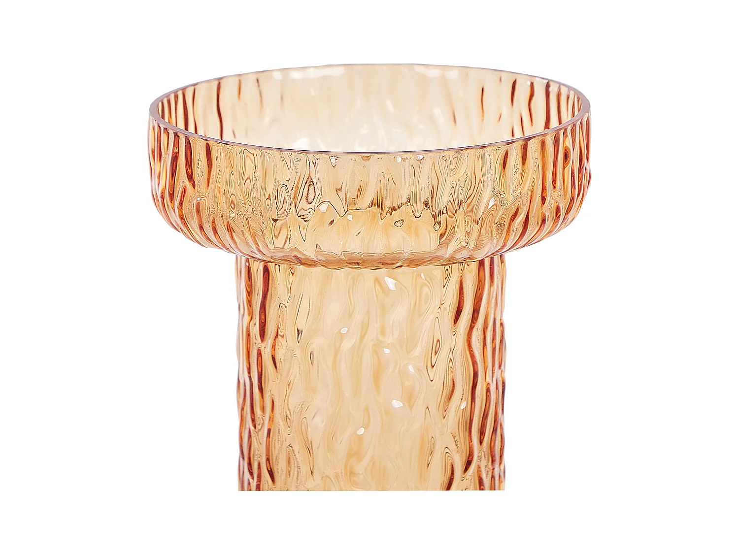 Blumenvase PLATANIA Glas 20 cm Orange