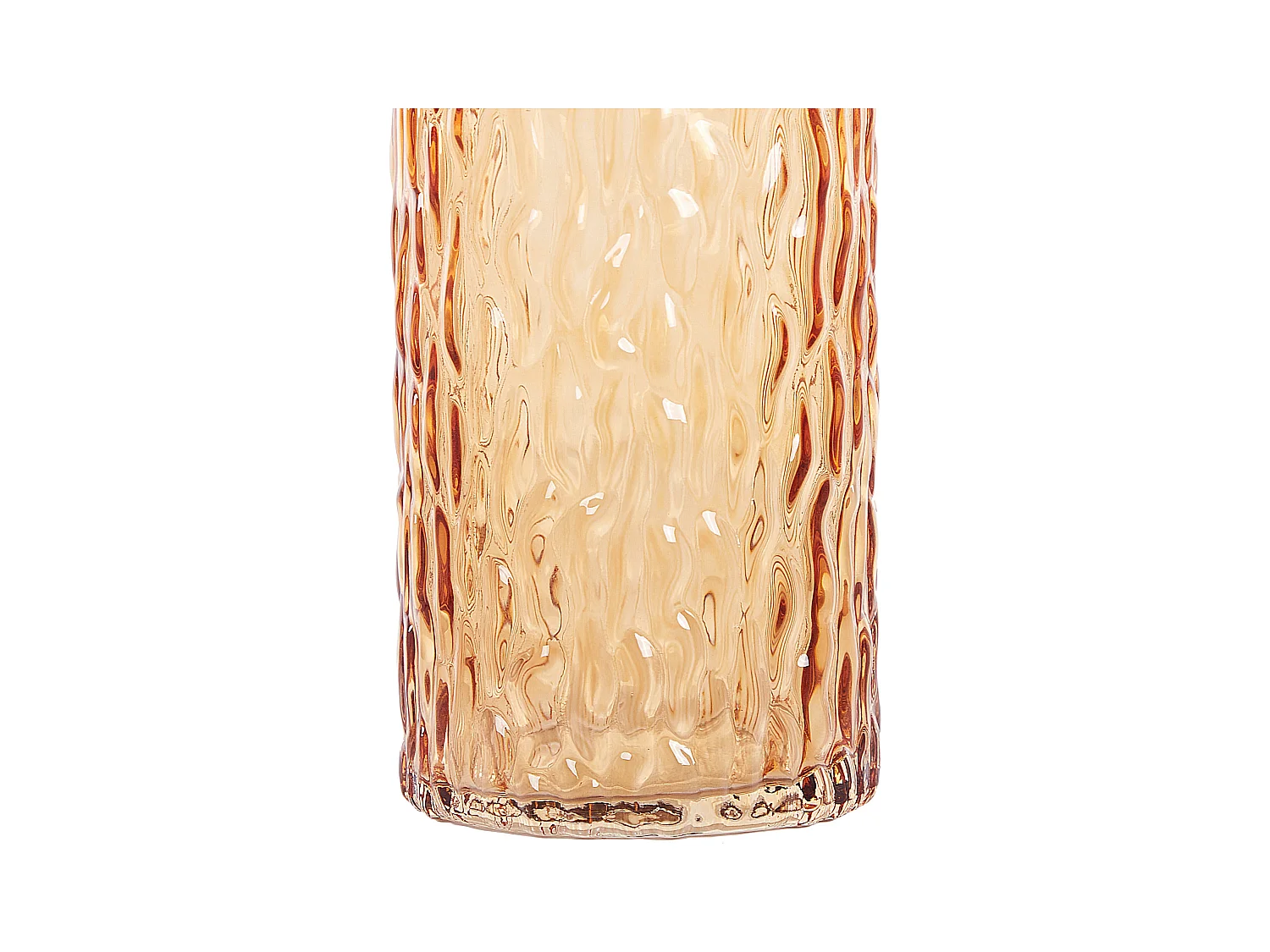 Blumenvase PLATANIA Glas 20 cm Orange