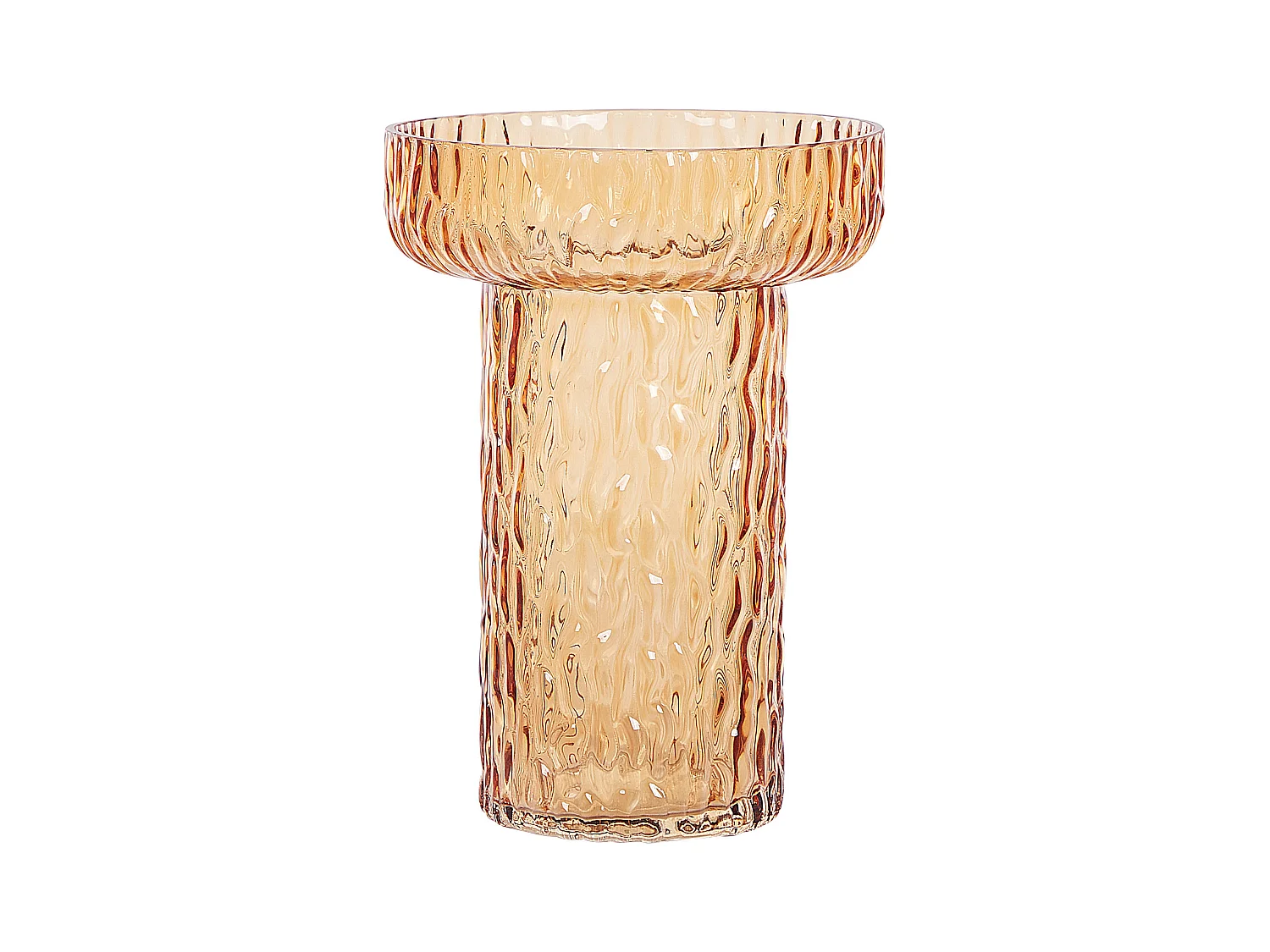 Vase à fleurs PLATANIA Verre 20 cm Orange