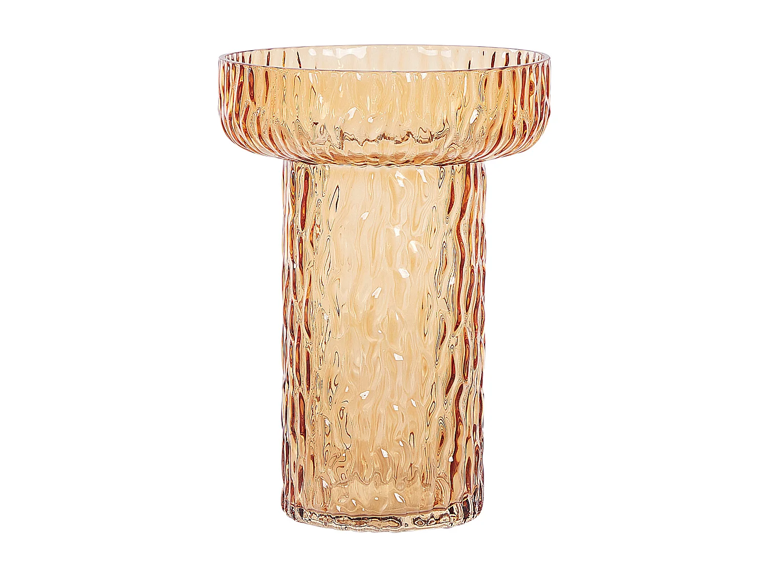 Blumenvase PLATANIA Glas 20 cm Orange