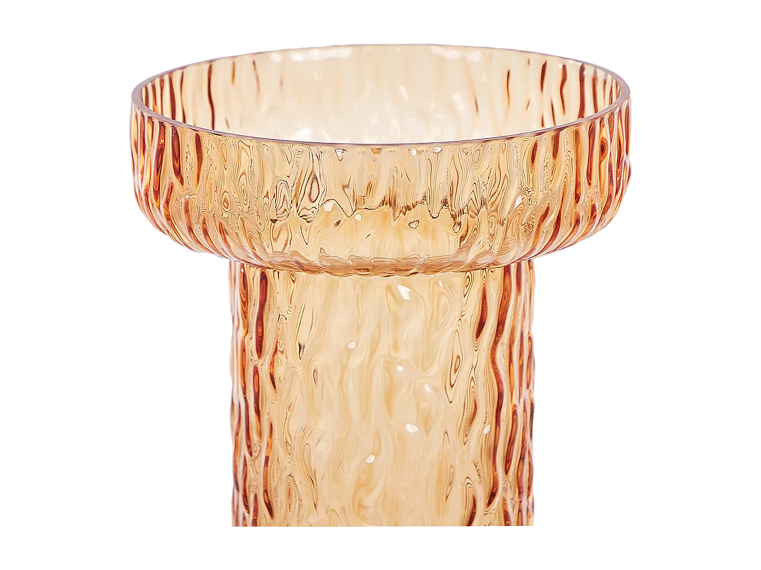 Blumenvase PLATANIA Glas 20 cm Orange