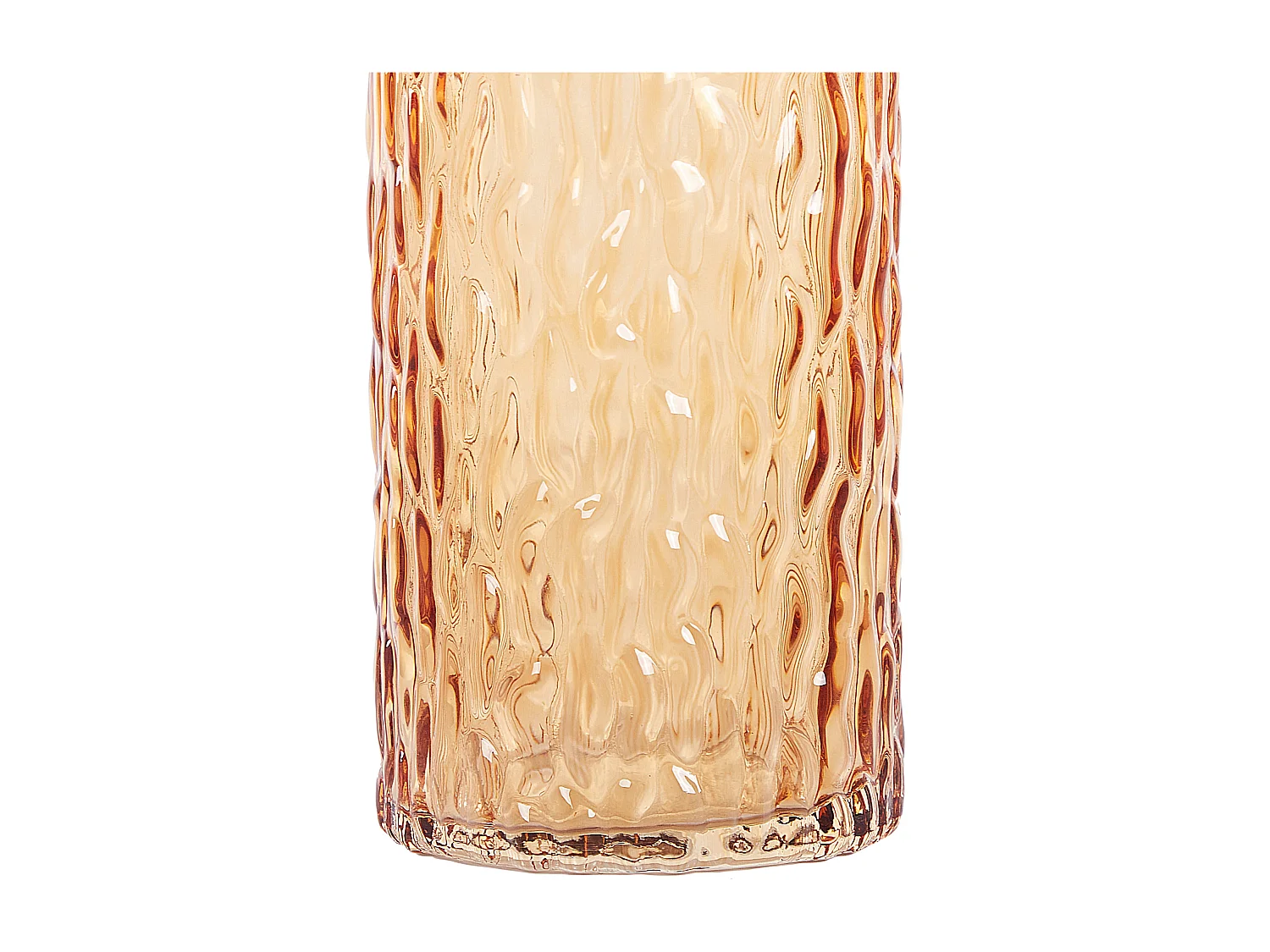 Blumenvase PLATANIA Glas 20 cm Orange