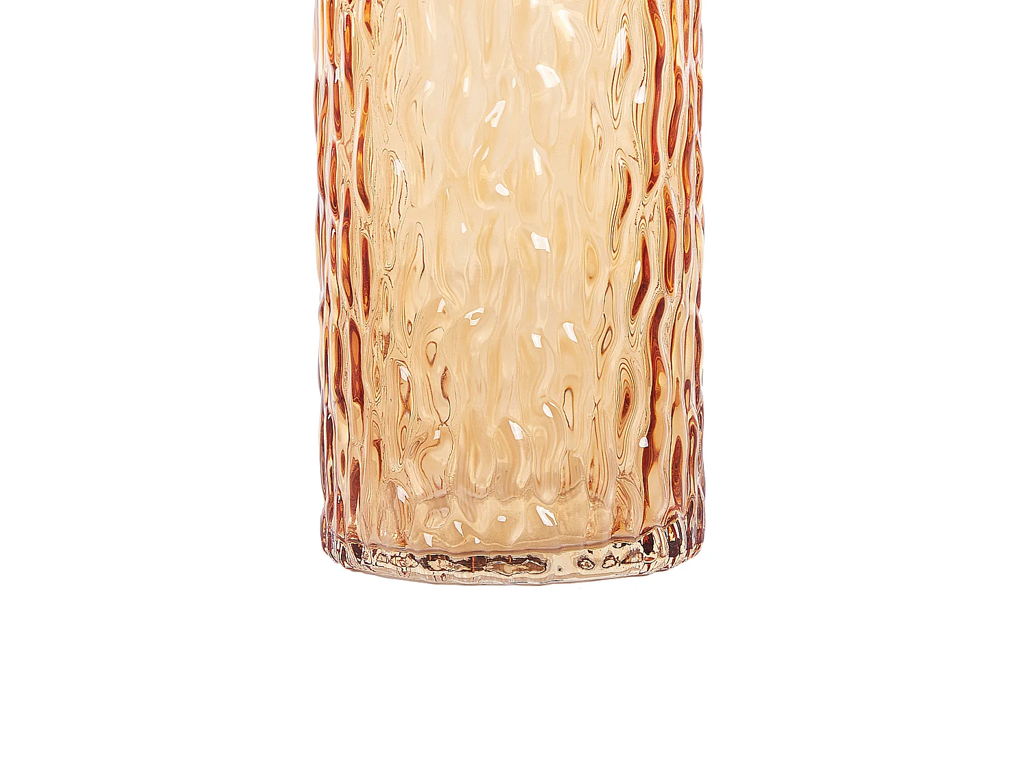 Bloemenvaas PLATANIA Glas 20 cm Oranje