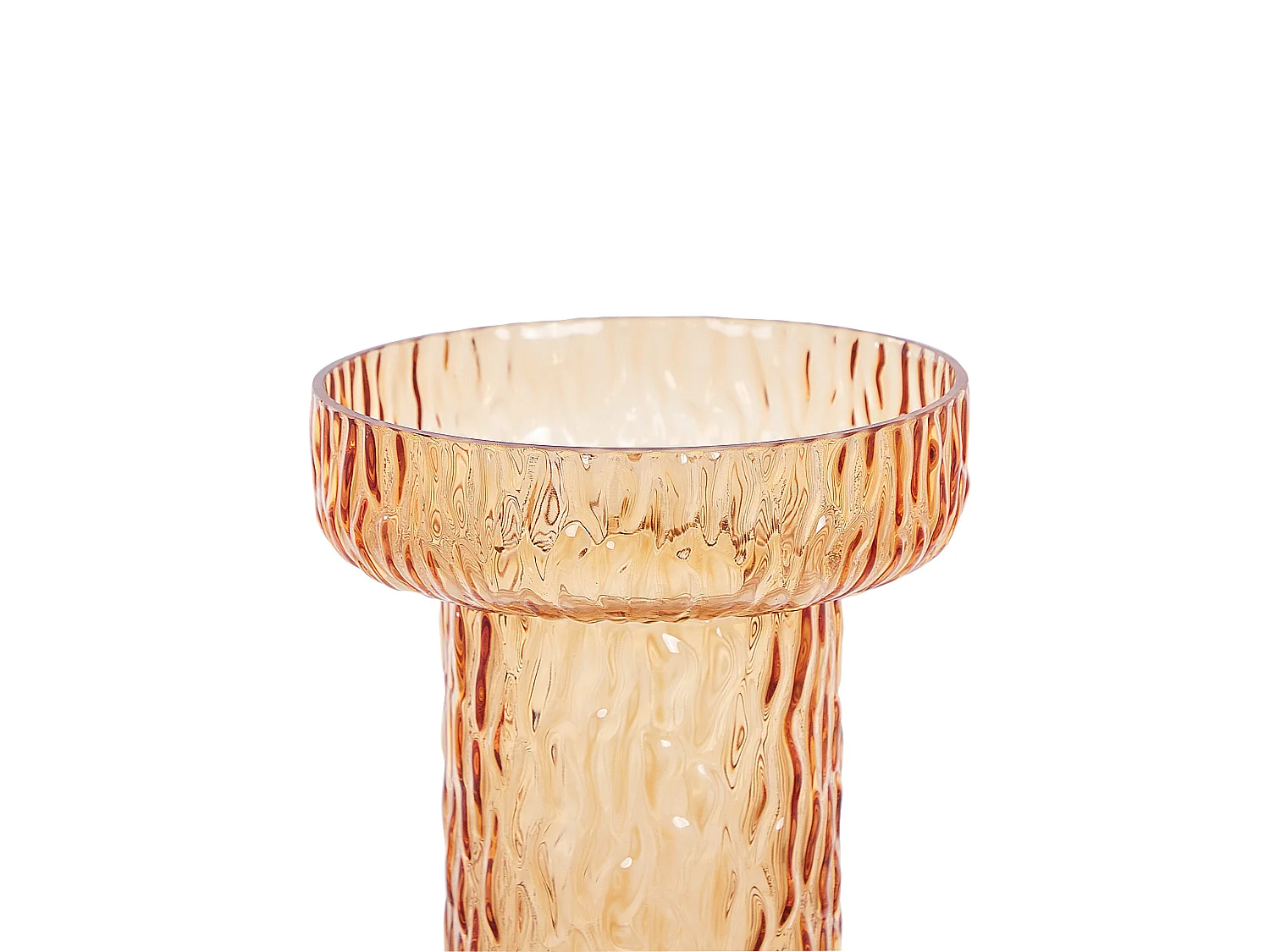 Jarro de flores PLATANIA Vidro 20 cm Laranja