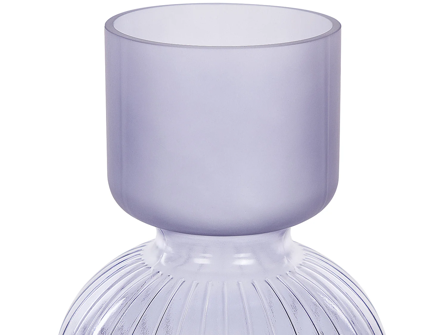 Jarrón para flores THETIDIO Vidrio 26 cm Violeta