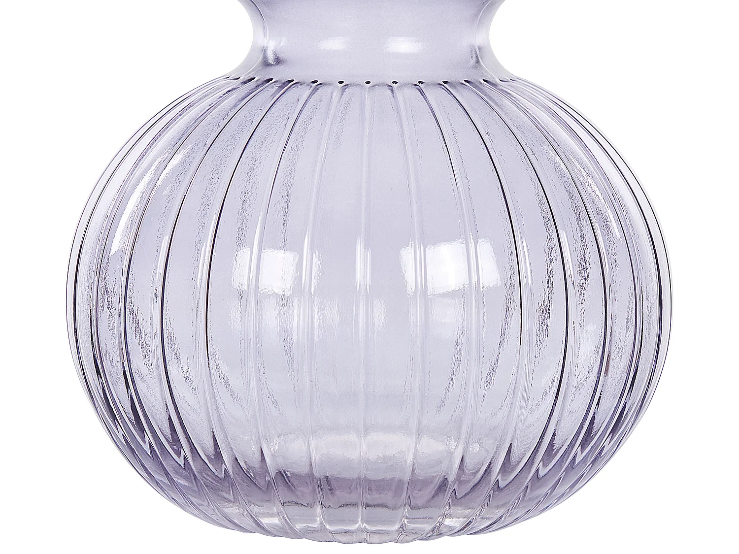 Jarrón para flores THETIDIO Vidrio 26 cm Violeta