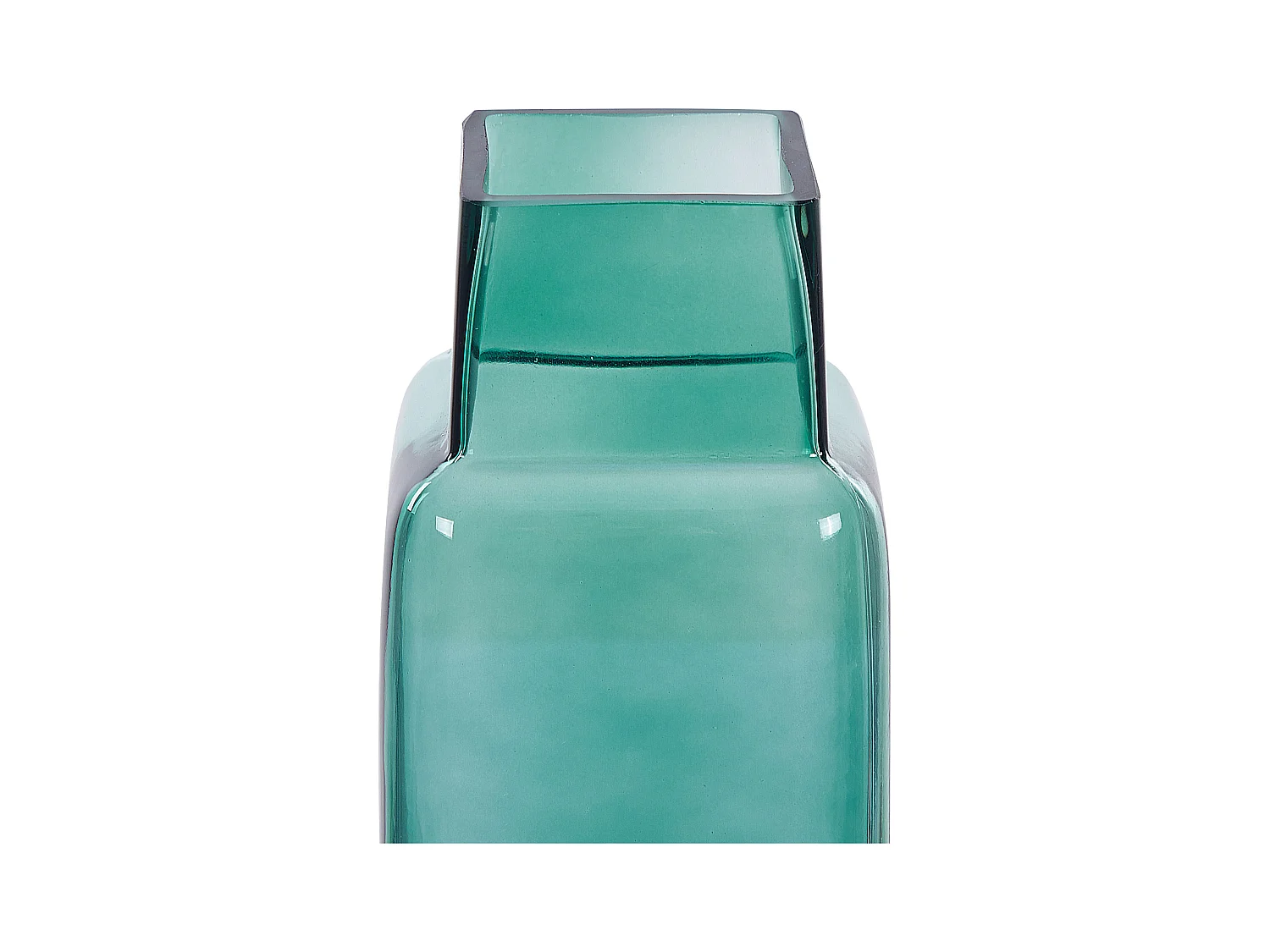 Blumenvase MERBAKA Glas 26 cm Smaragdgrün