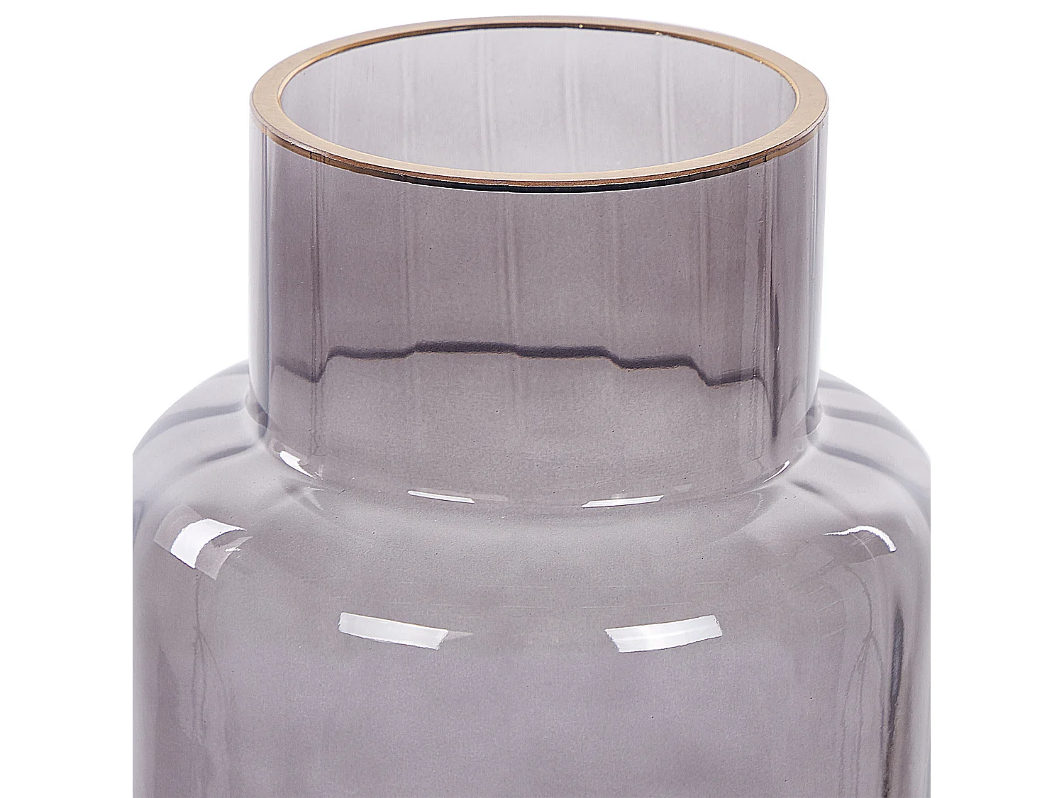 Jarrón para flores MEGALO Vidrio 26 cm Gris