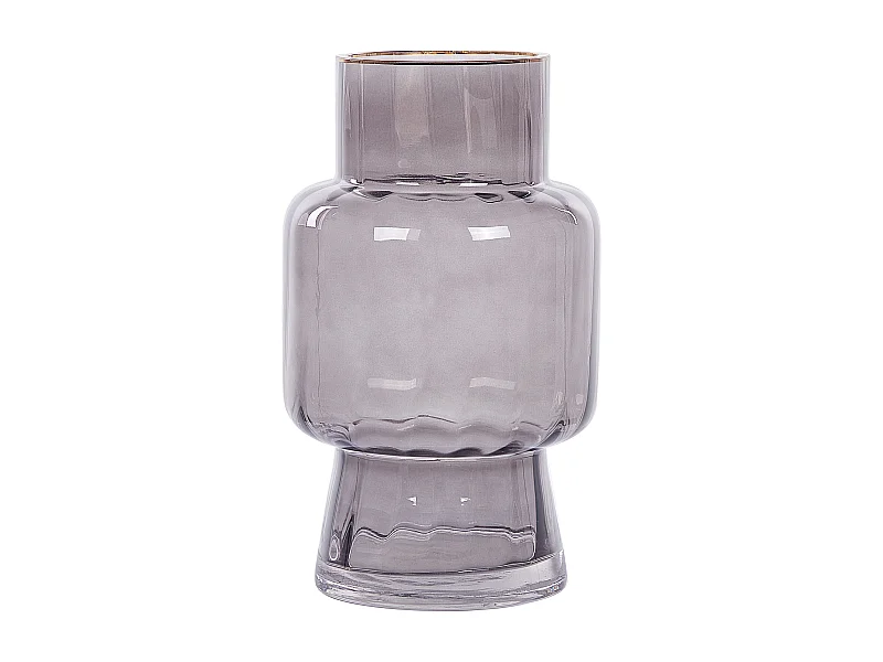 Vase à fleurs MEGALO Verre 26 cm Gris