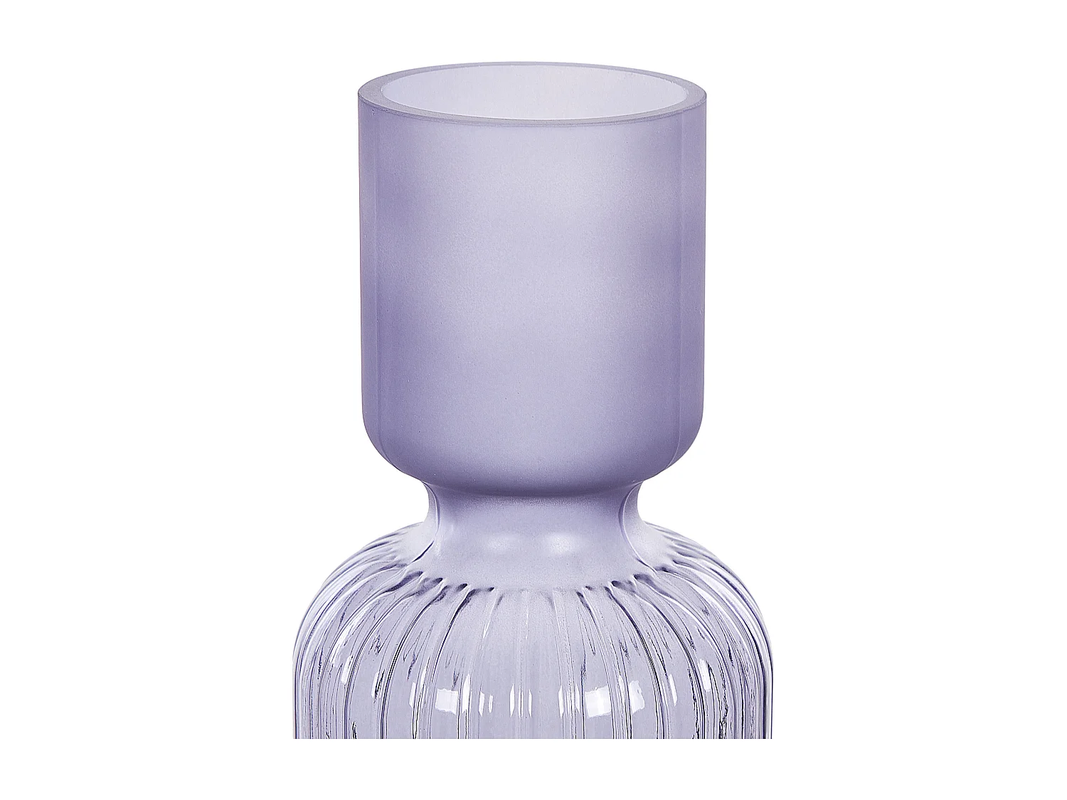 Jarrón para flores TRAGANA Vidrio 31 cm Violeta