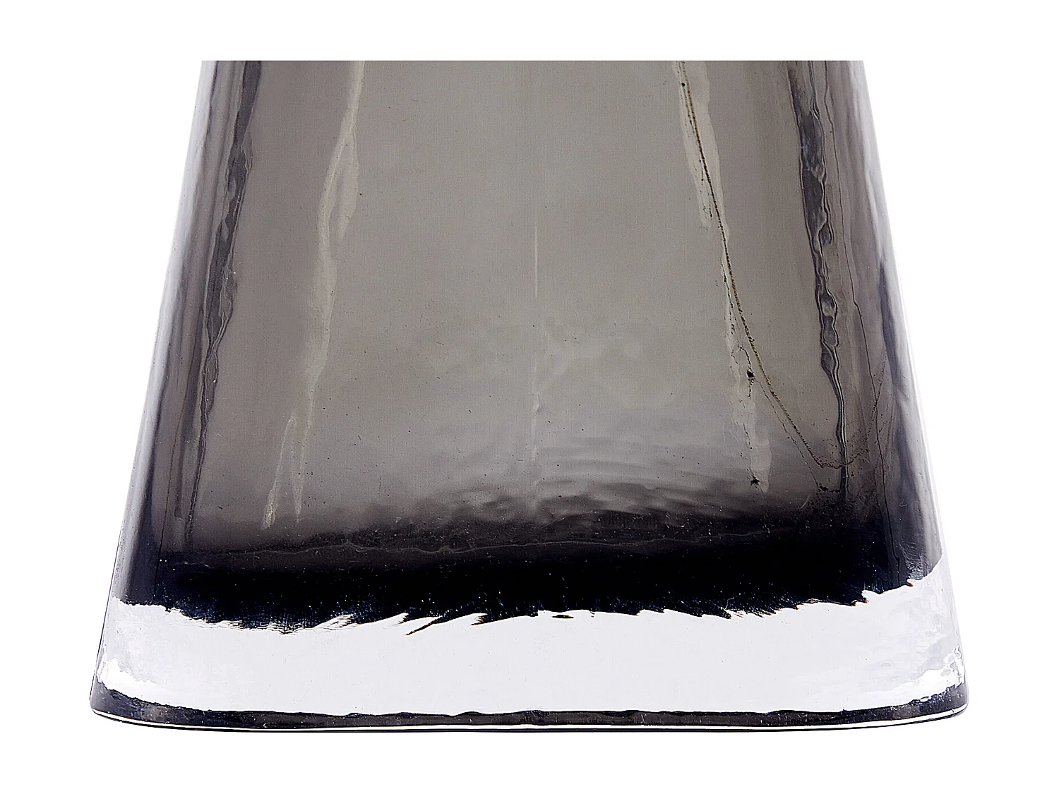 Vase à fleurs MITATA Verre 20 cm Gris