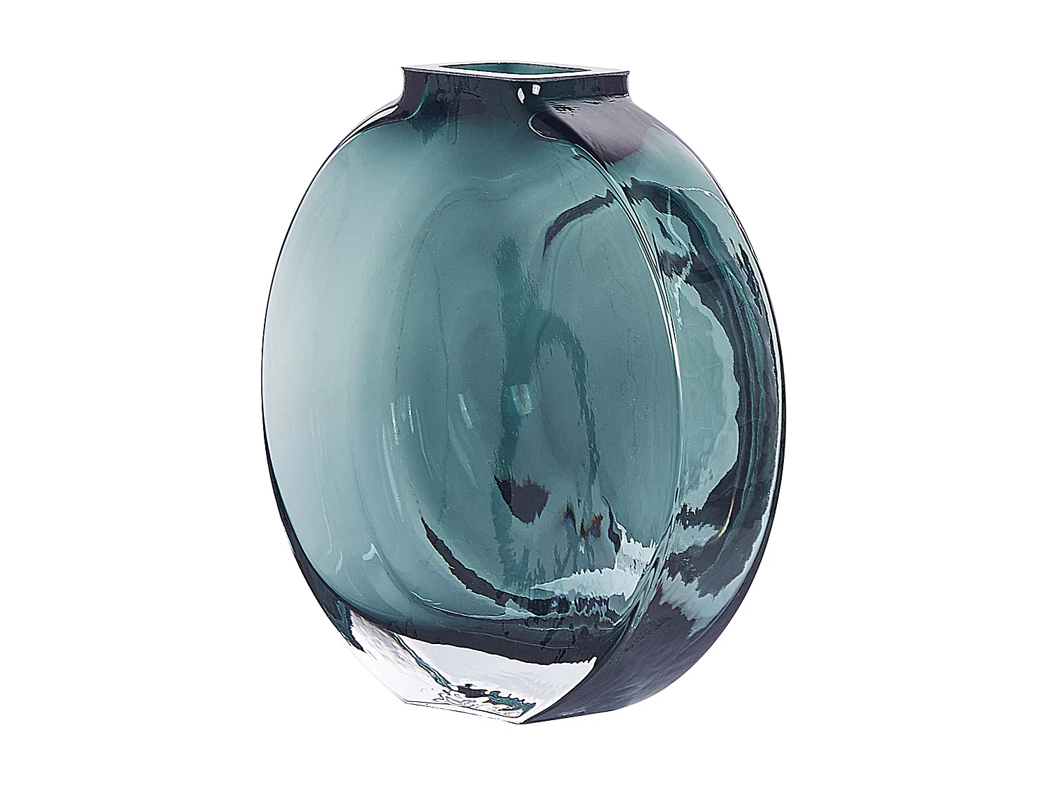 Bloemenvaas KAPELI Glas 15 cm Turquoise