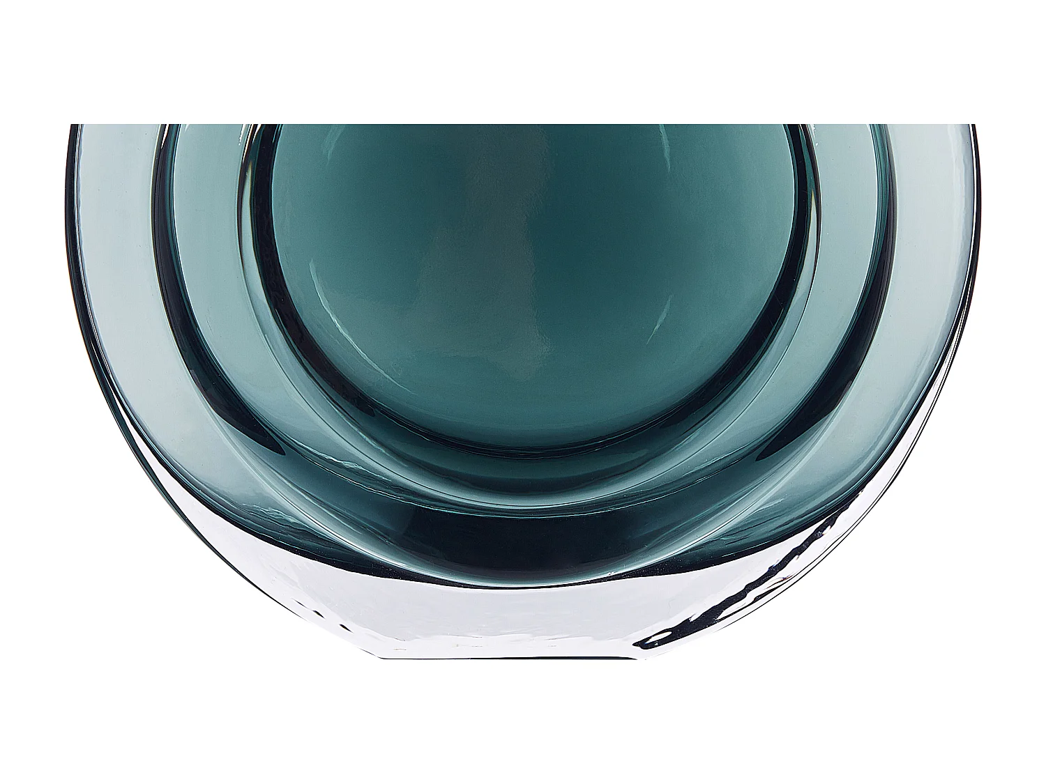 Bloemenvaas KAPELI Glas 15 cm Turquoise