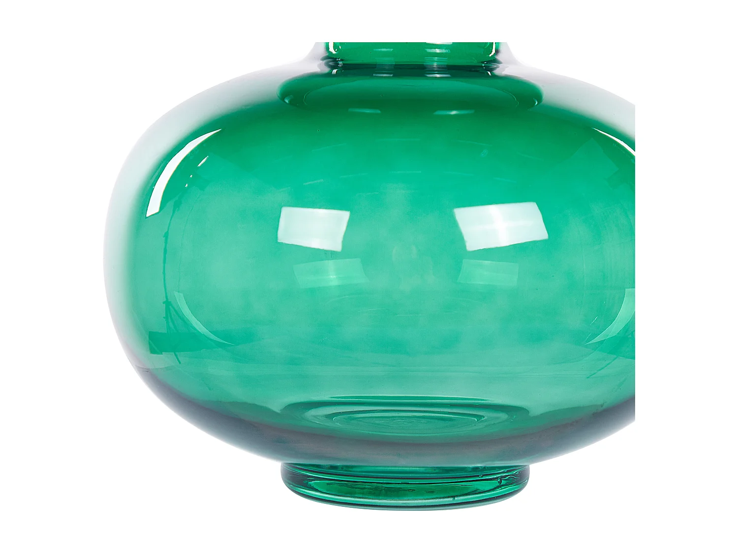 Vase à fleurs PALAIA Verre 27 cm Vert