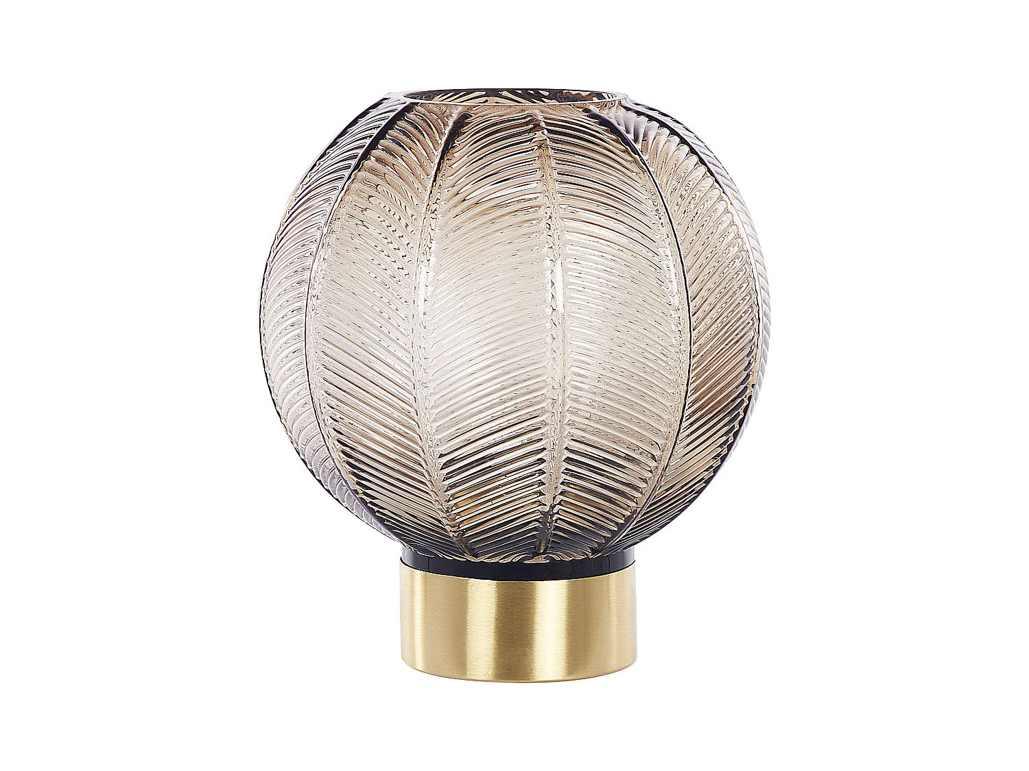 Bloemenvaas FELLI Glas 24 cm Bruin