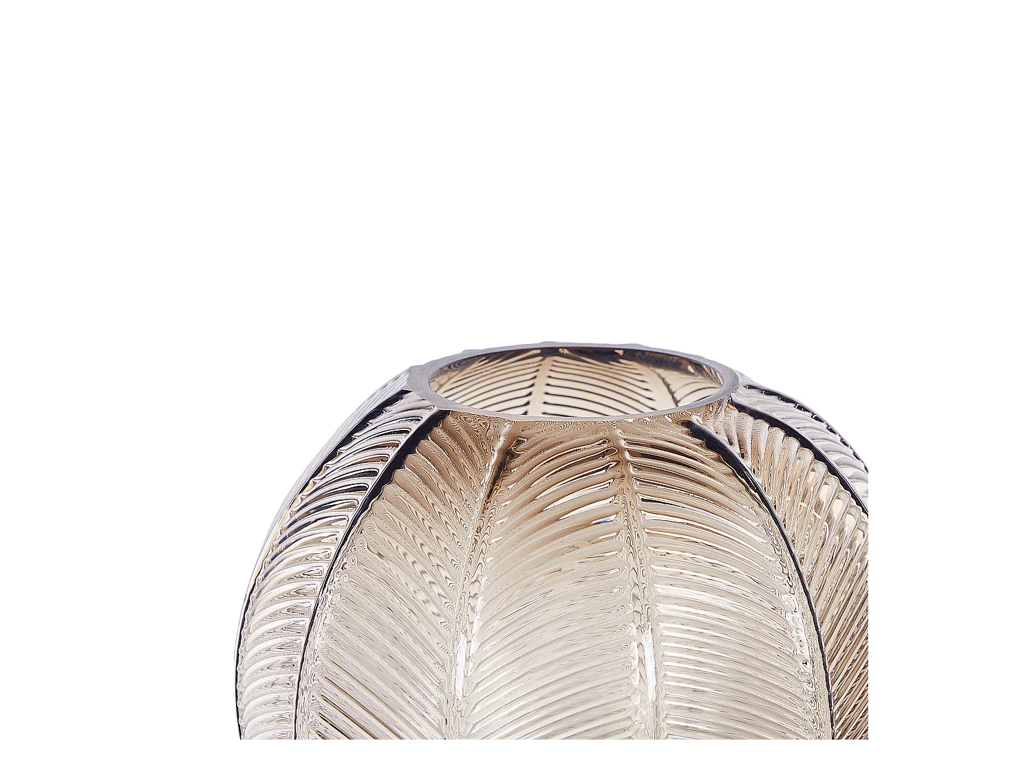 Bloemenvaas FELLI Glas 24 cm Bruin