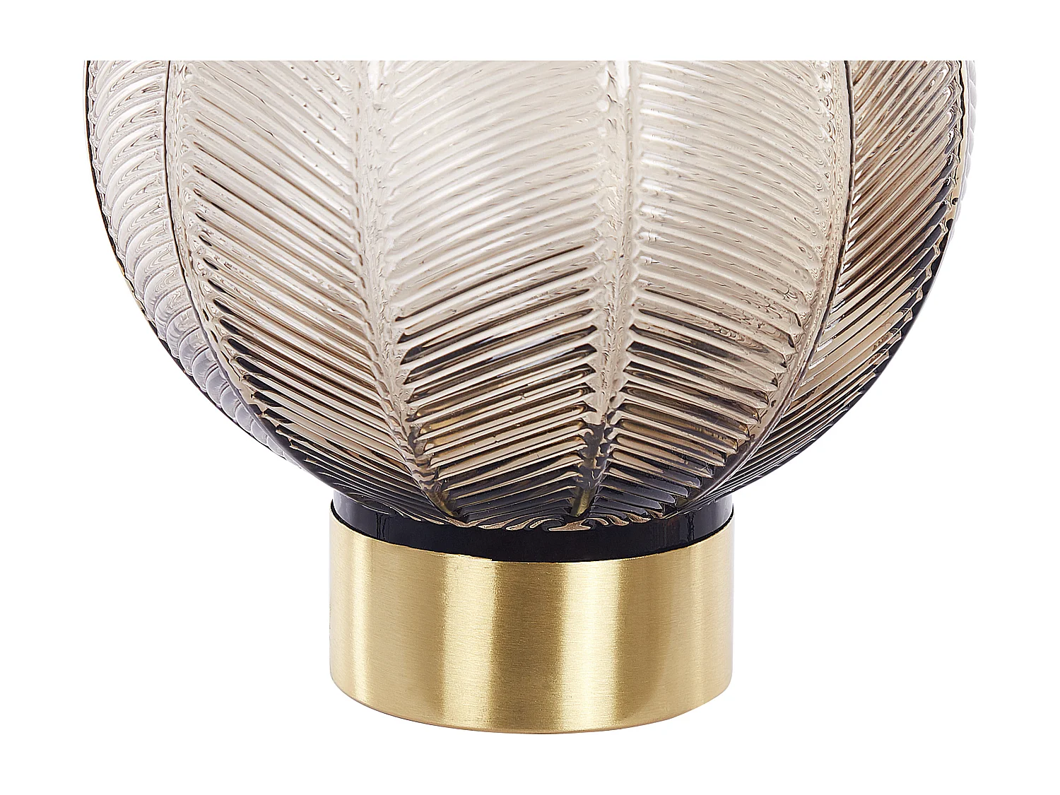 Wazon na kwiaty FELLI Szkło 24 cm Brązowy