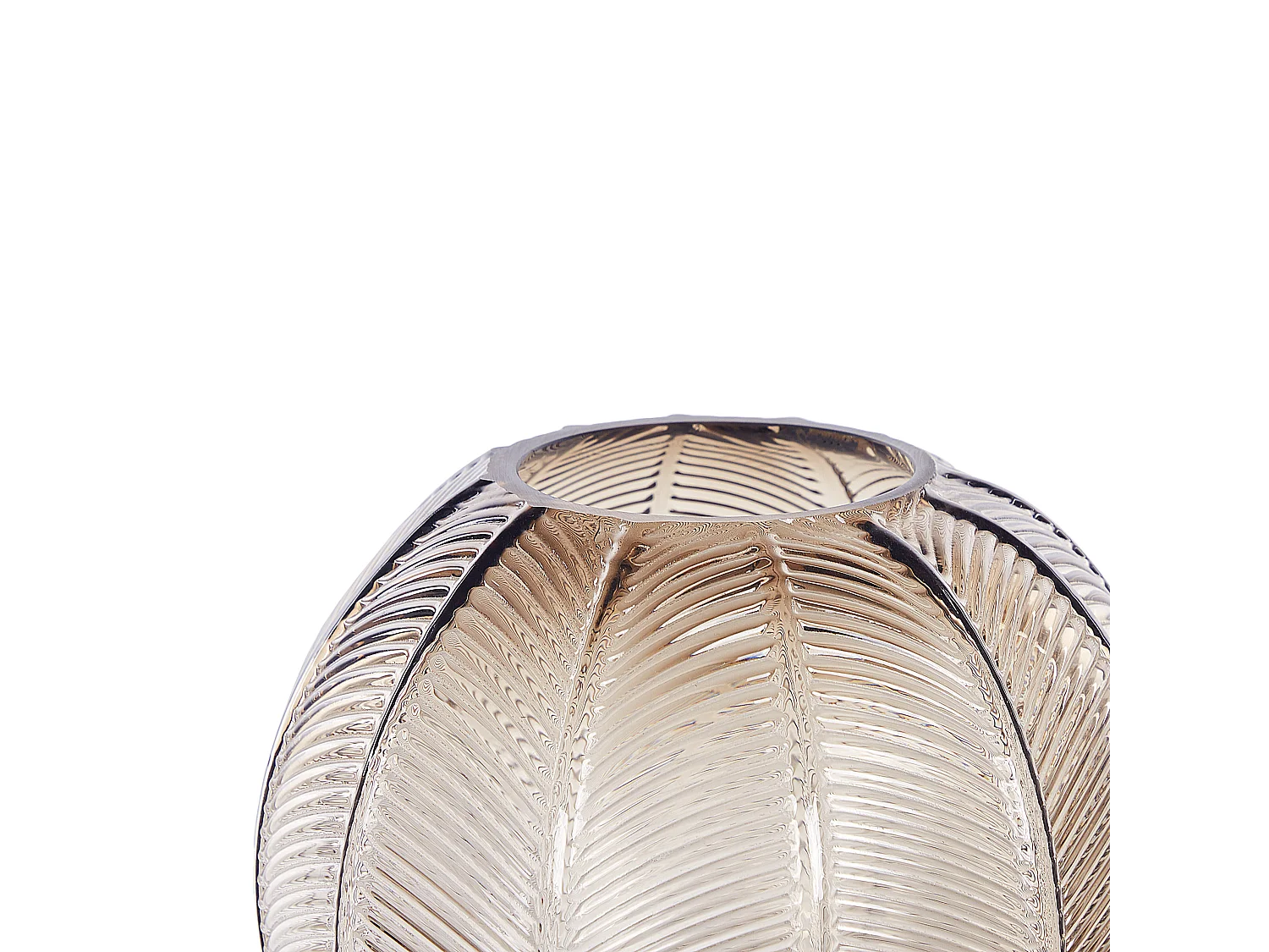 Vase à fleurs FELLI Verre 24 cm Marron