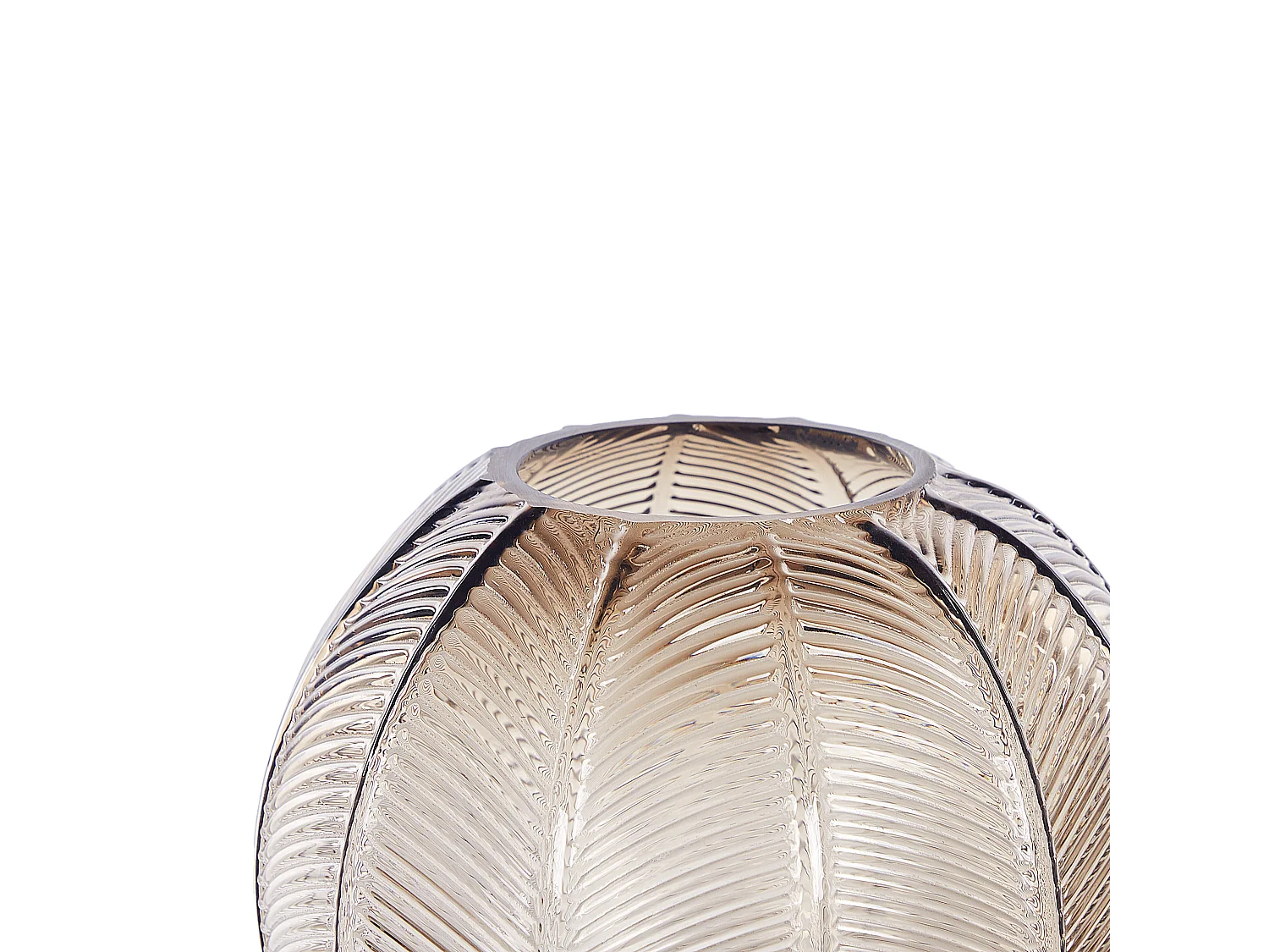 Bloemenvaas FELLI Glas 24 cm Bruin