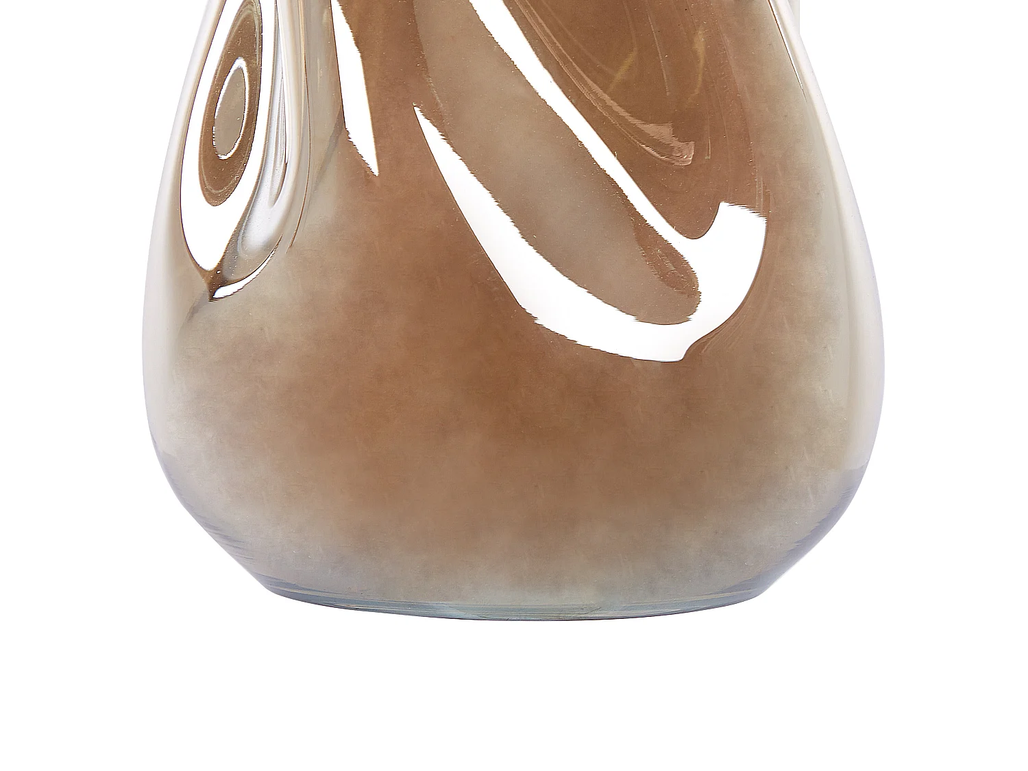 Bloemenvaas IMEROS Glas 27 cm Goudbruin