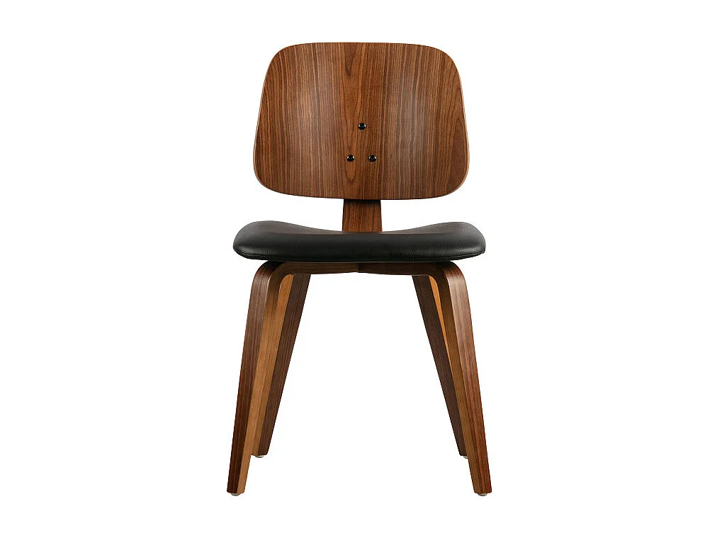 Classic - Chaise en bois et simili - Bois foncé