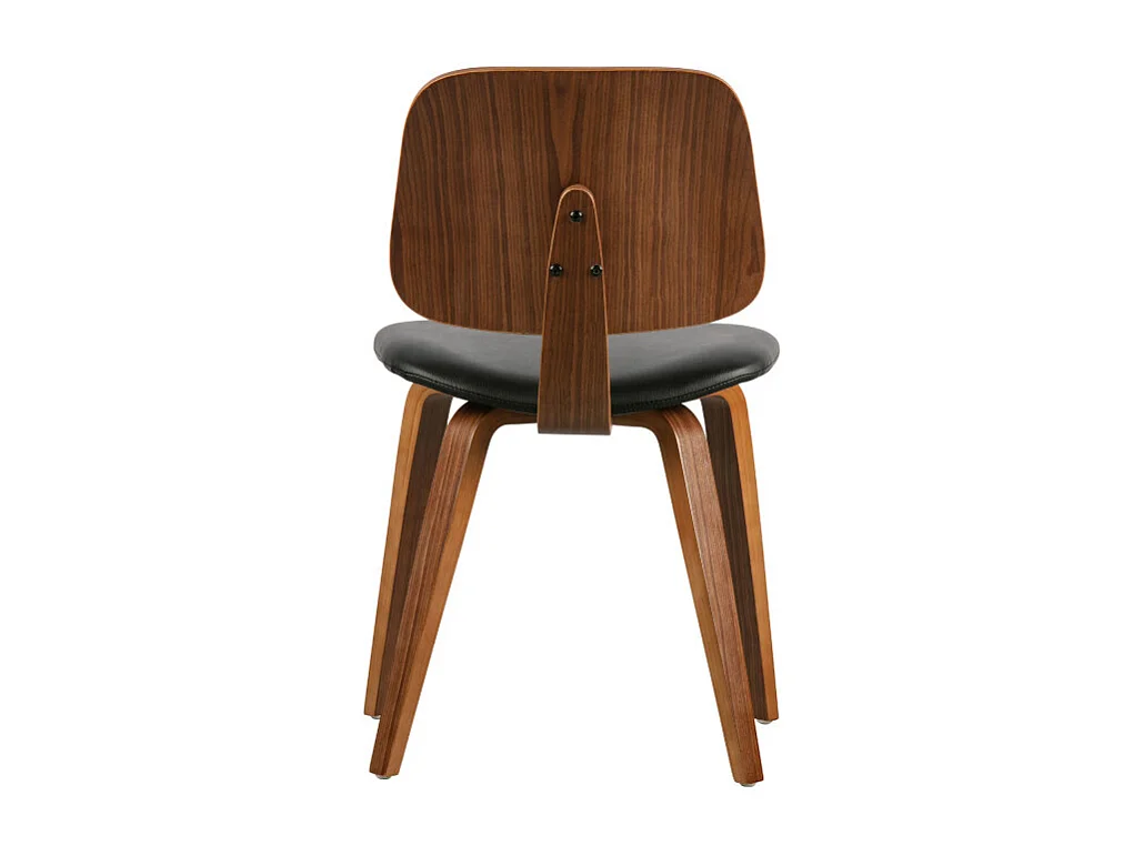 Classic - Chaise en bois et simili - Bois foncé