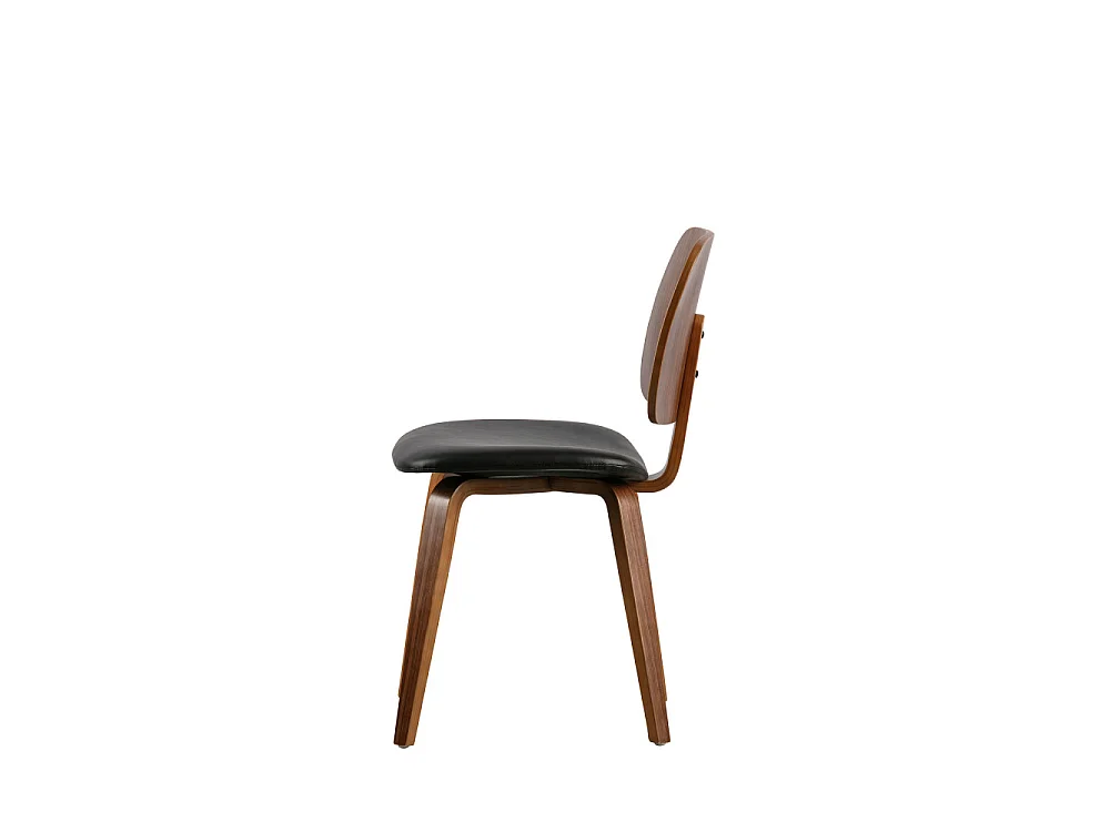 Classic - Chaise en bois et simili - Bois foncé