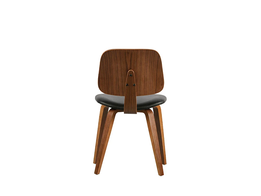 Classic - Chaise en bois et simili - Bois foncé
