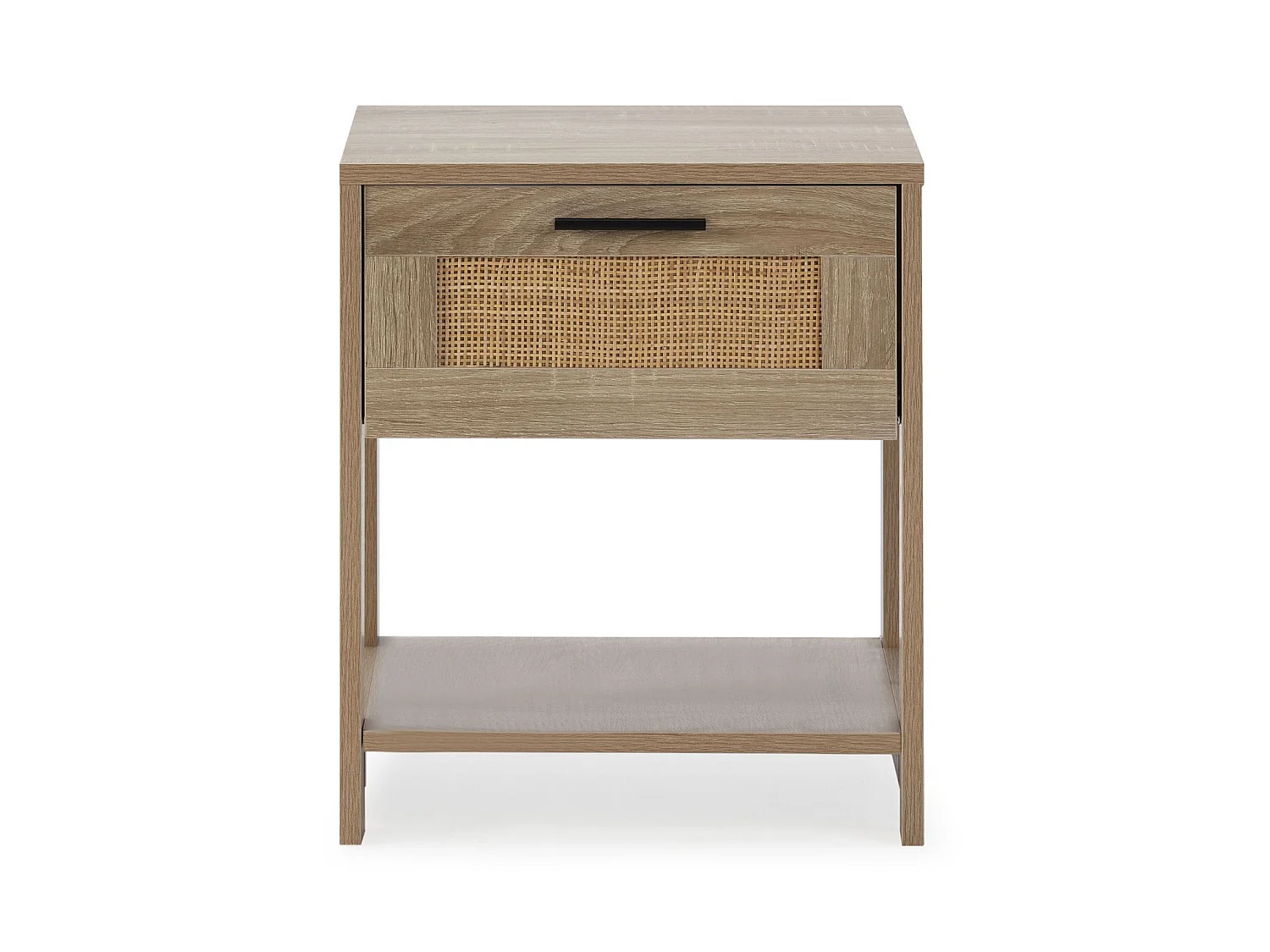 Mesa de cabeceira Dalia 1 gaveta cor carvalho