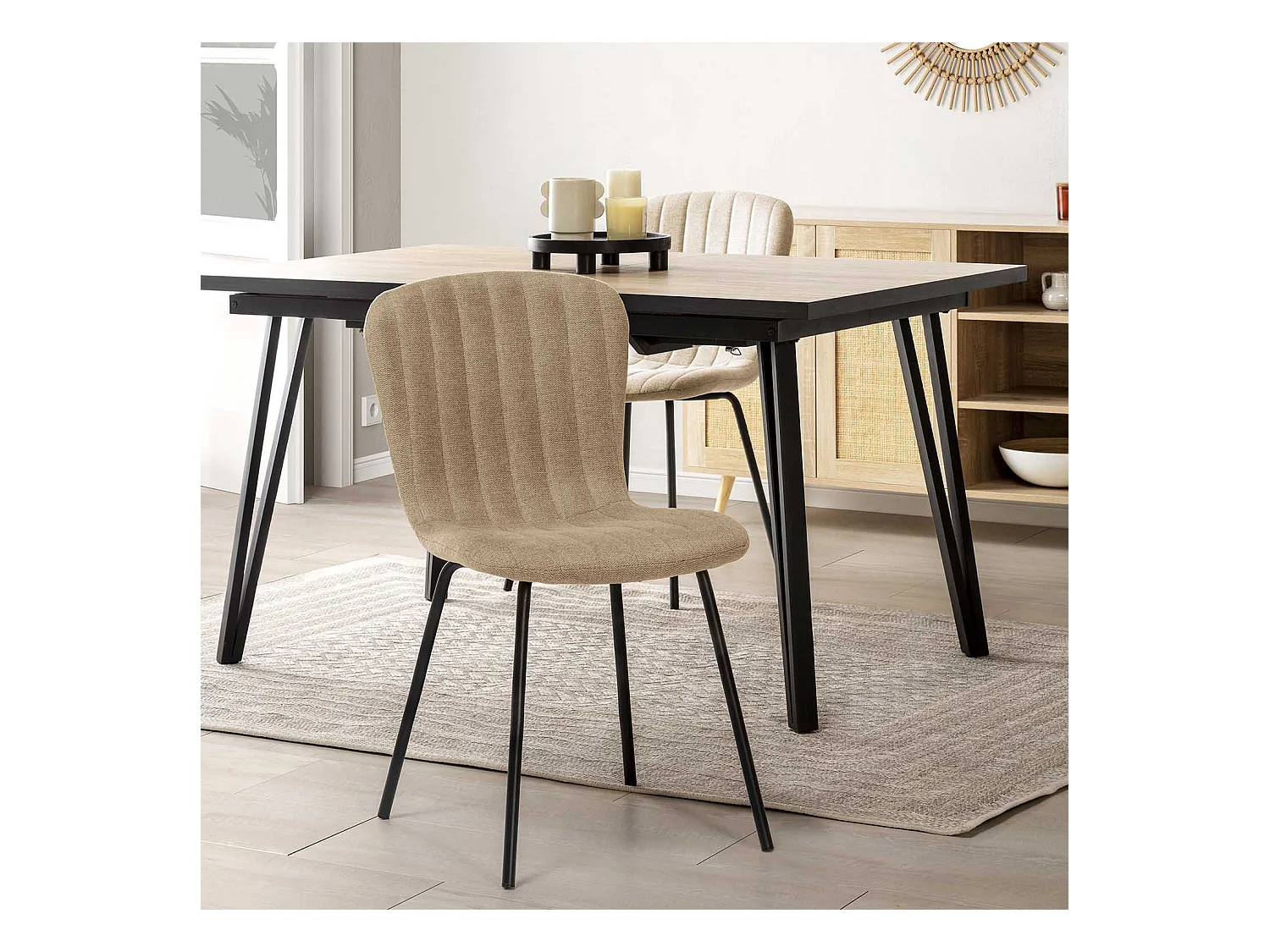 Stuhl-set 4er Lucky Beige