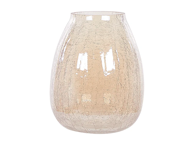 Vaso da fiori LIKOPORIA Vetro 22 cm Beige chiaro