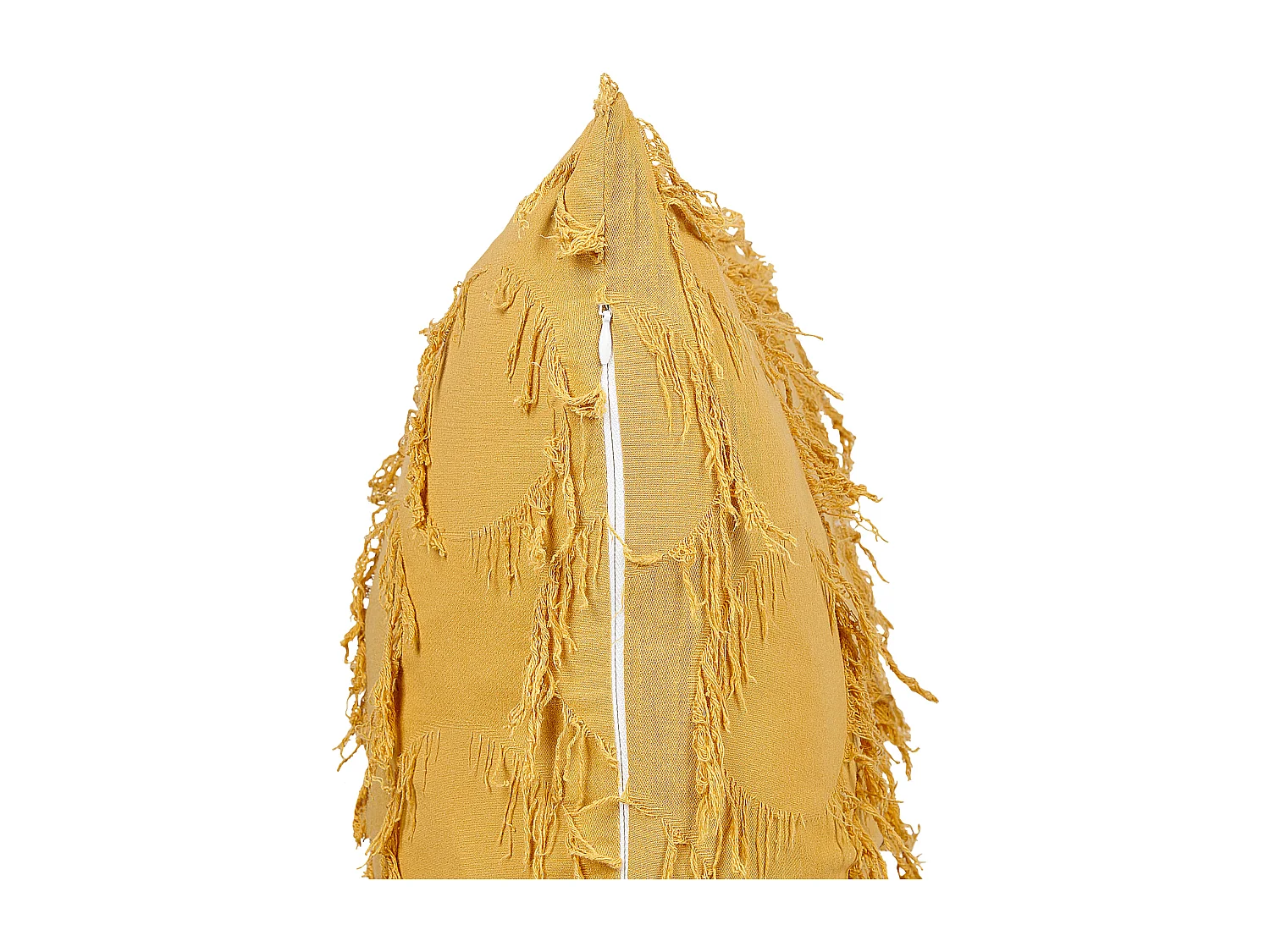 Lot de 2 coussins décoratifs AGASTACHE 45 x 45 cm Jaune Motif géométrique