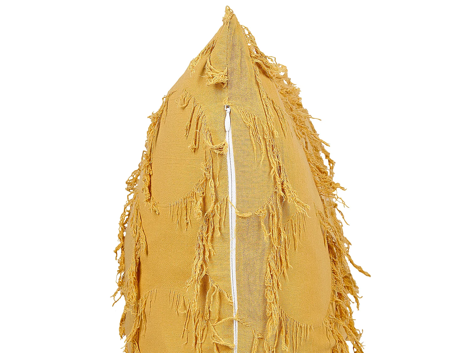 Lot de 2 coussins décoratifs AGASTACHE 45 x 45 cm Jaune Motif géométrique