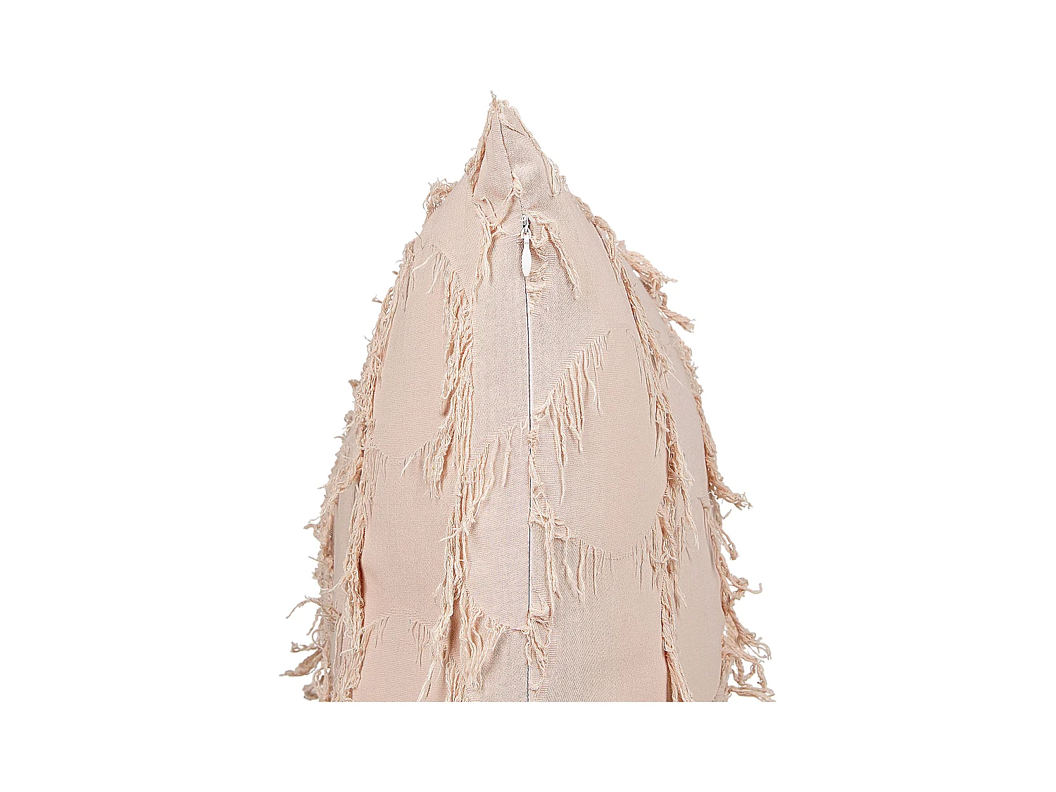 Zestaw 2 poduszek dekoracyjnych AGASTACHE 45 x 45 cm Różowy Wzór geometryczny