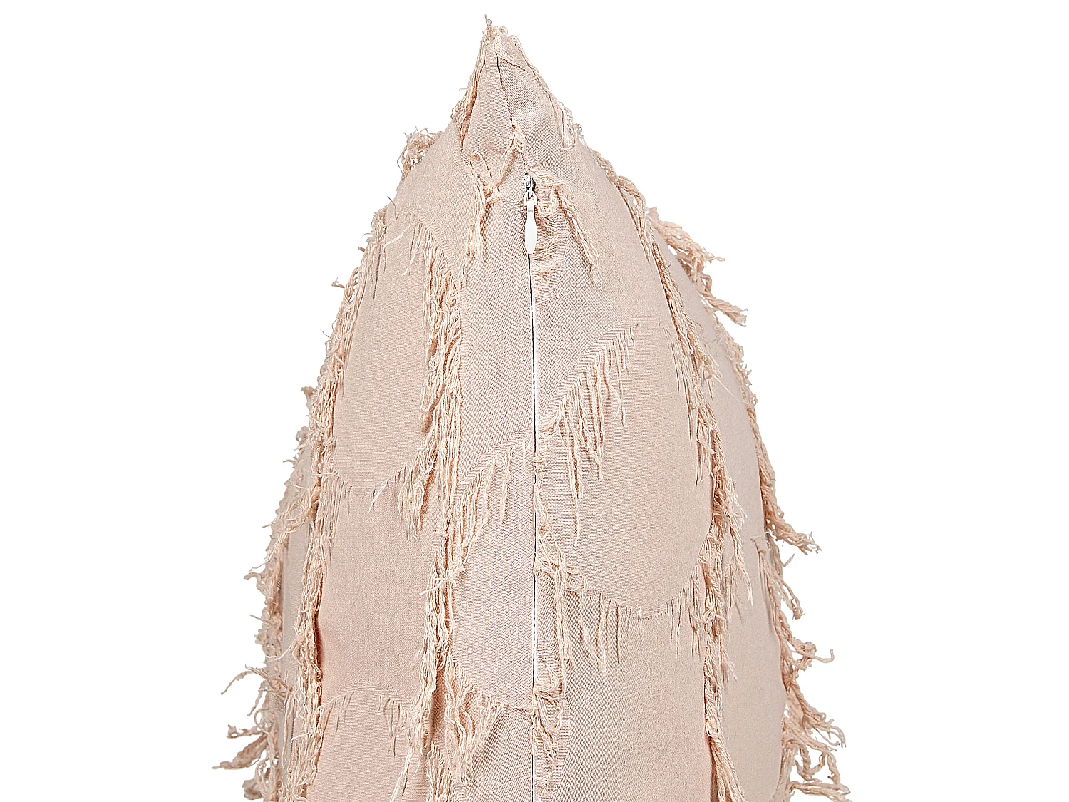 Set van 2 decoratieve kussens AGASTACHE 45 x 45 cm Roze Geometrisch patroon