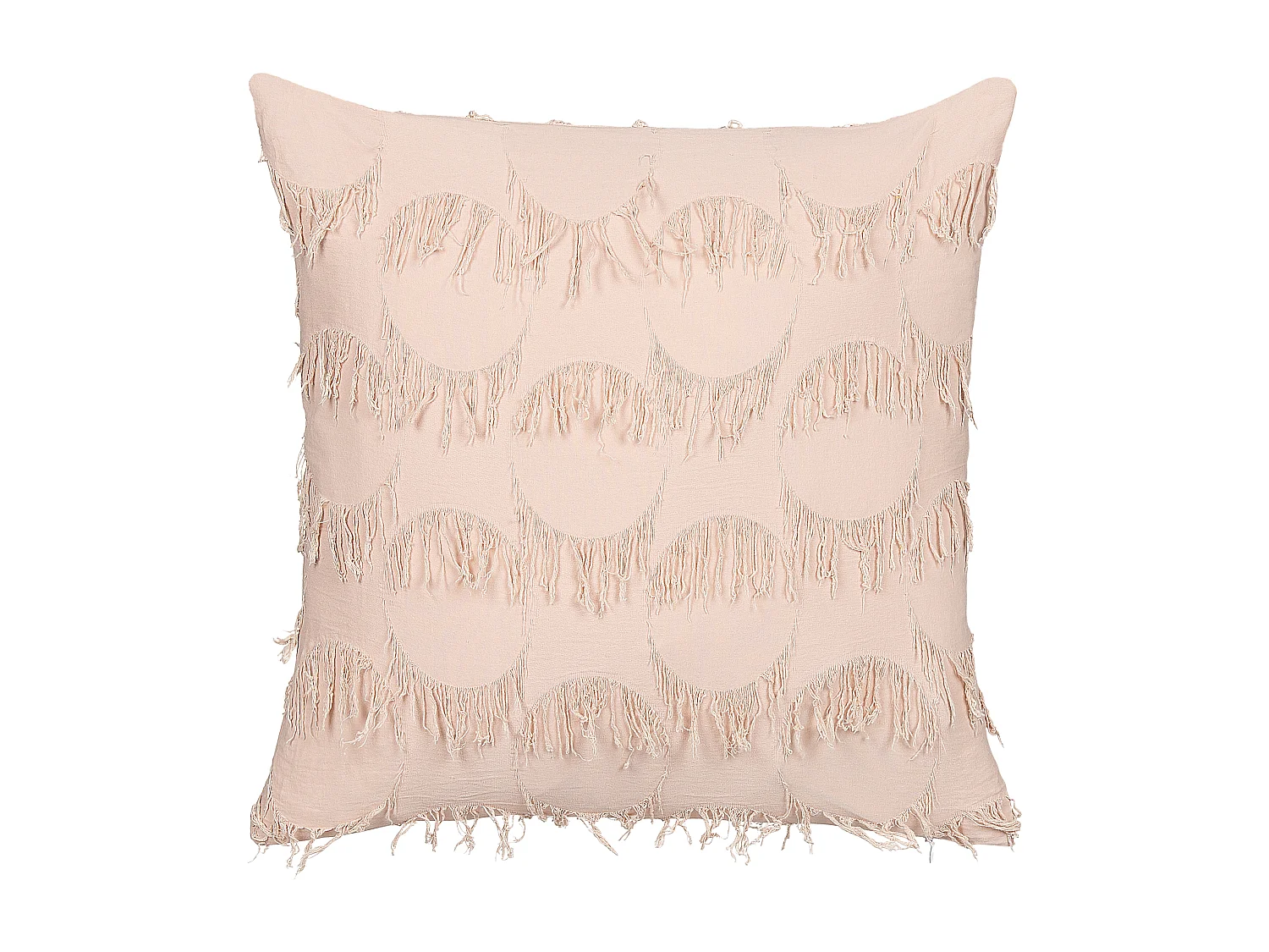 Set van 2 decoratieve kussens AGASTACHE 45 x 45 cm Roze Geometrisch patroon