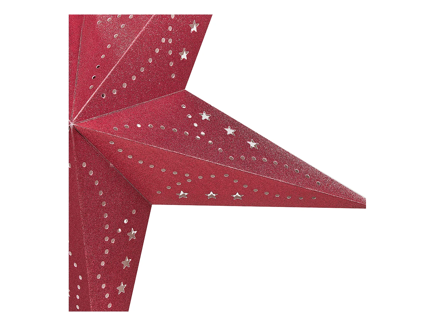 Wanddecoratie MOTTI Papier 60 cm Rood