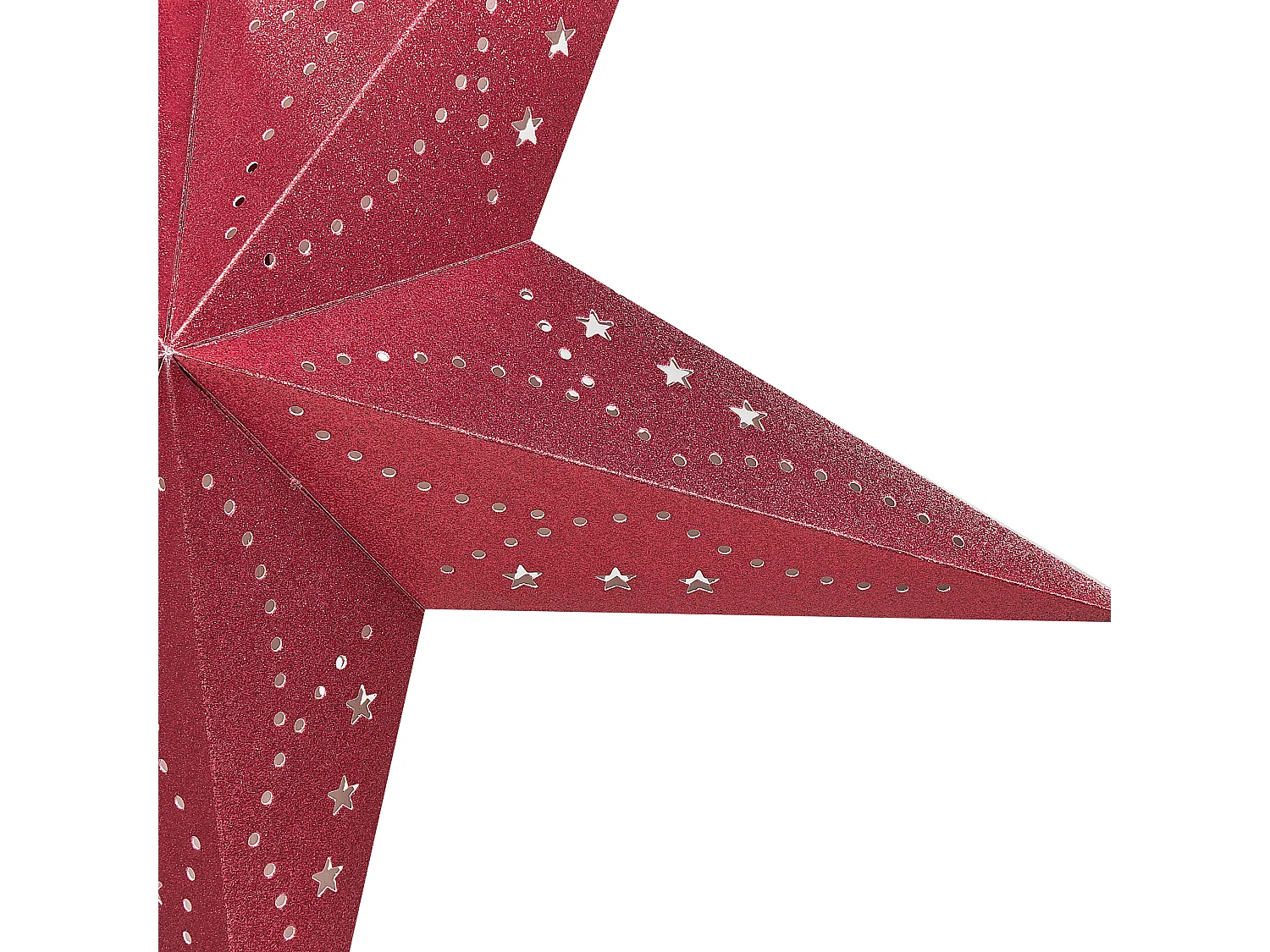 Wanddecoratie MOTTI Papier 60 cm Rood