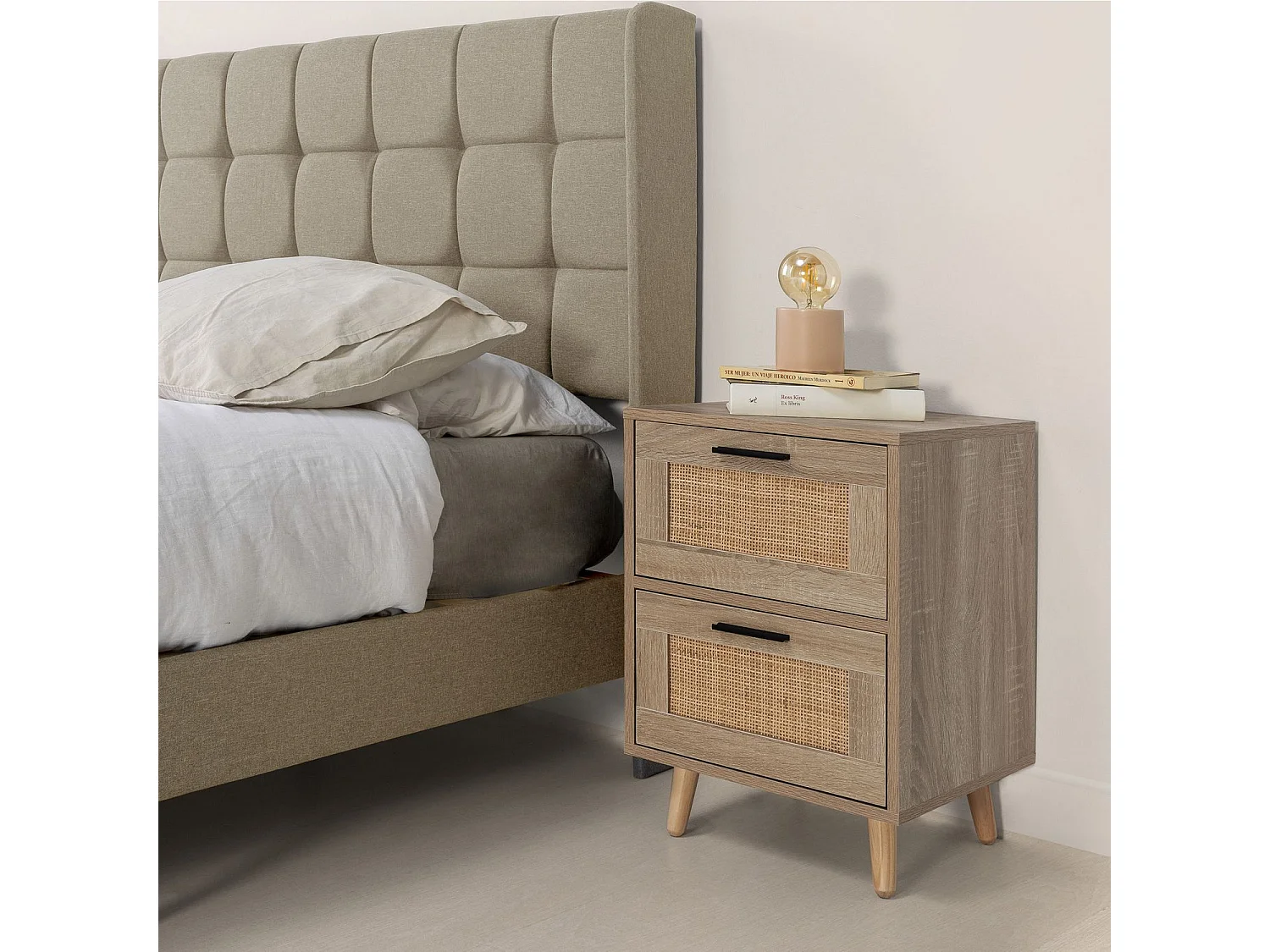 Nachttisch Dali 2 Schubladen