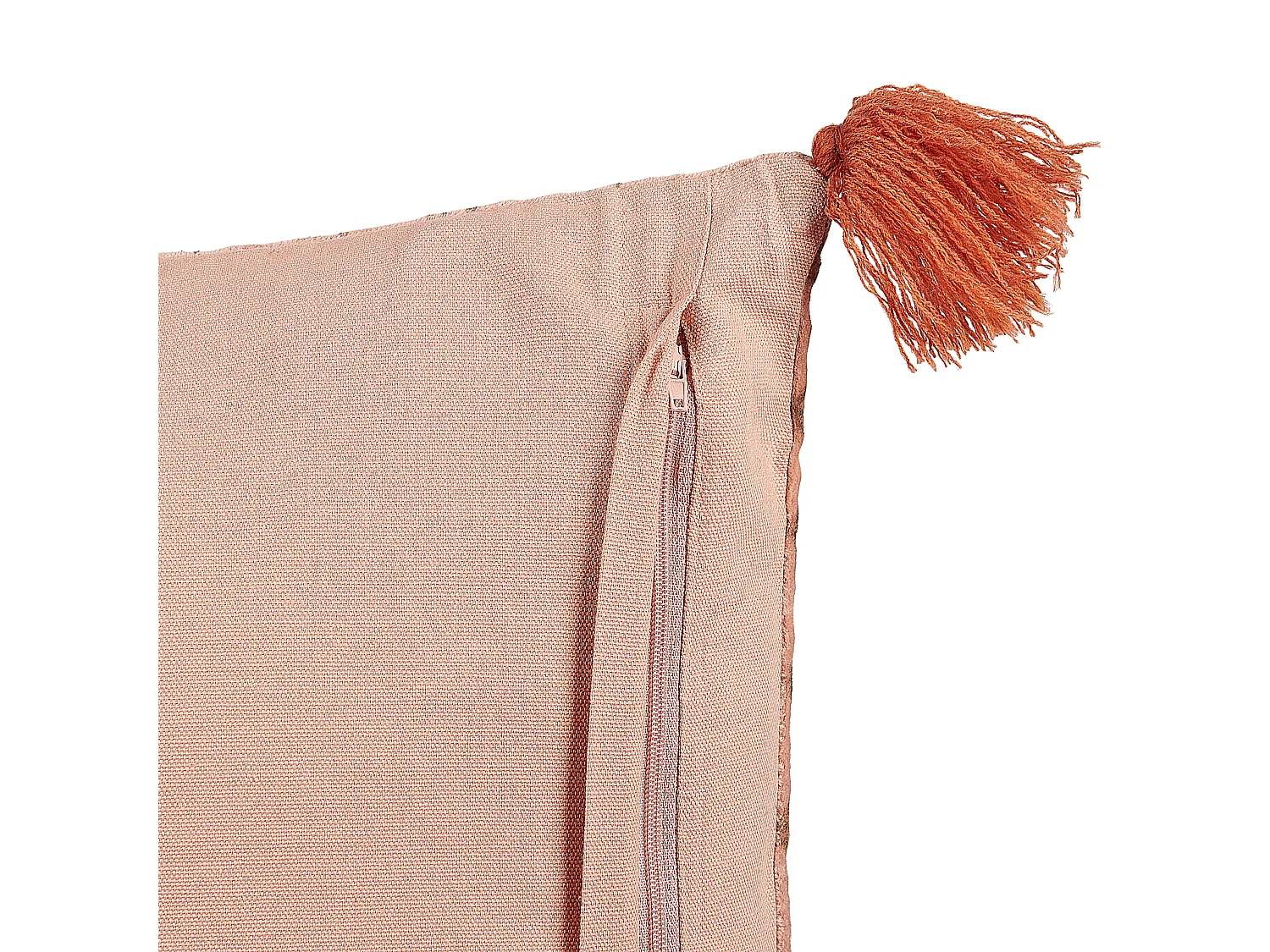 Set di 2 cuscini RUMHORA Velluto 45 x 45 cm Rosa Trama floreale