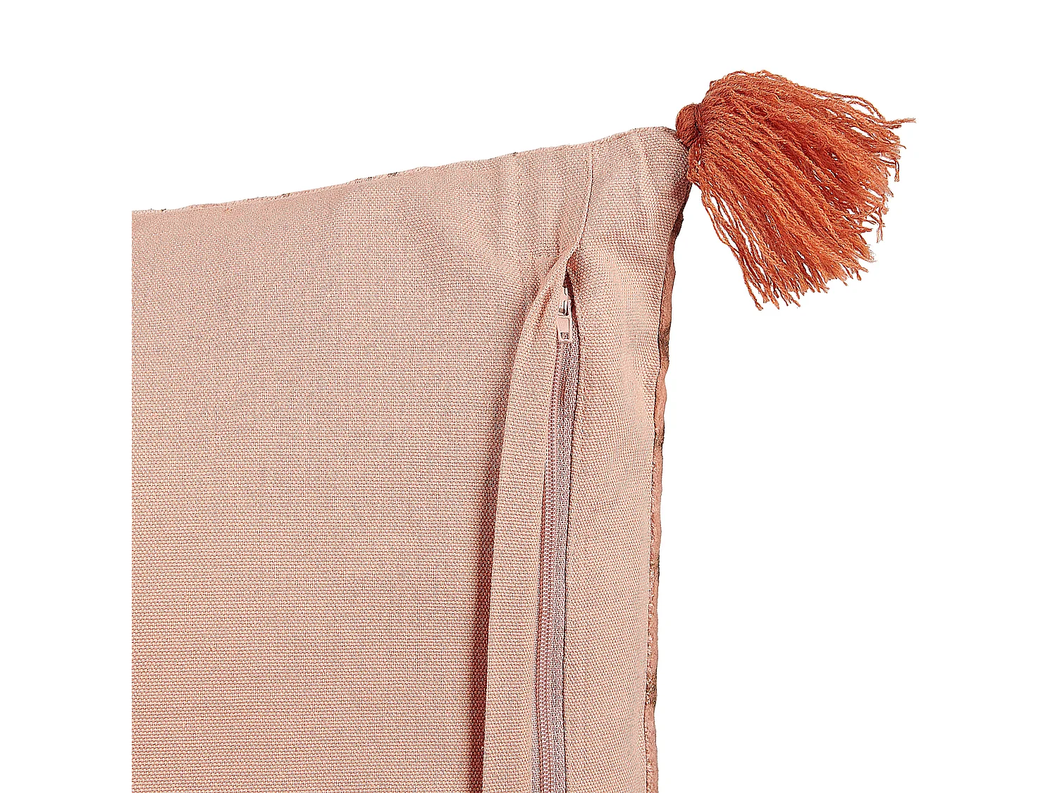 Set di 2 cuscini RUMHORA Velluto 45 x 45 cm Rosa Trama floreale