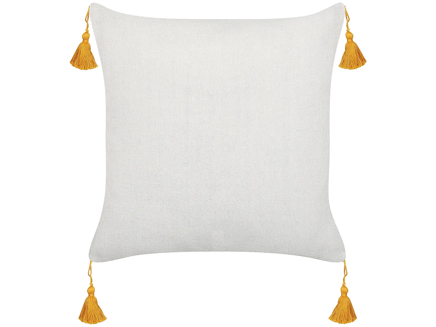 Set van 2 decoratieve kussens ABUTILON 45 x 45 cm Beige Bloempatroon