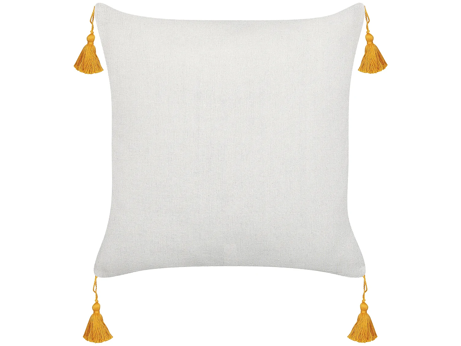 Zestaw 2 poduszek dekoracyjnych ABUTILON 45 x 45 cm Beżowy Wzór kwiatowy